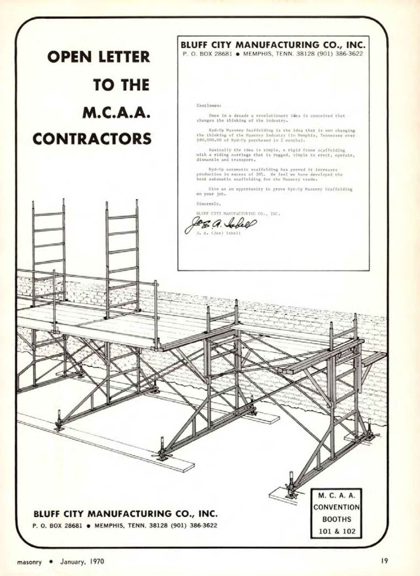 Masonry Magazine January 1970 Page.19