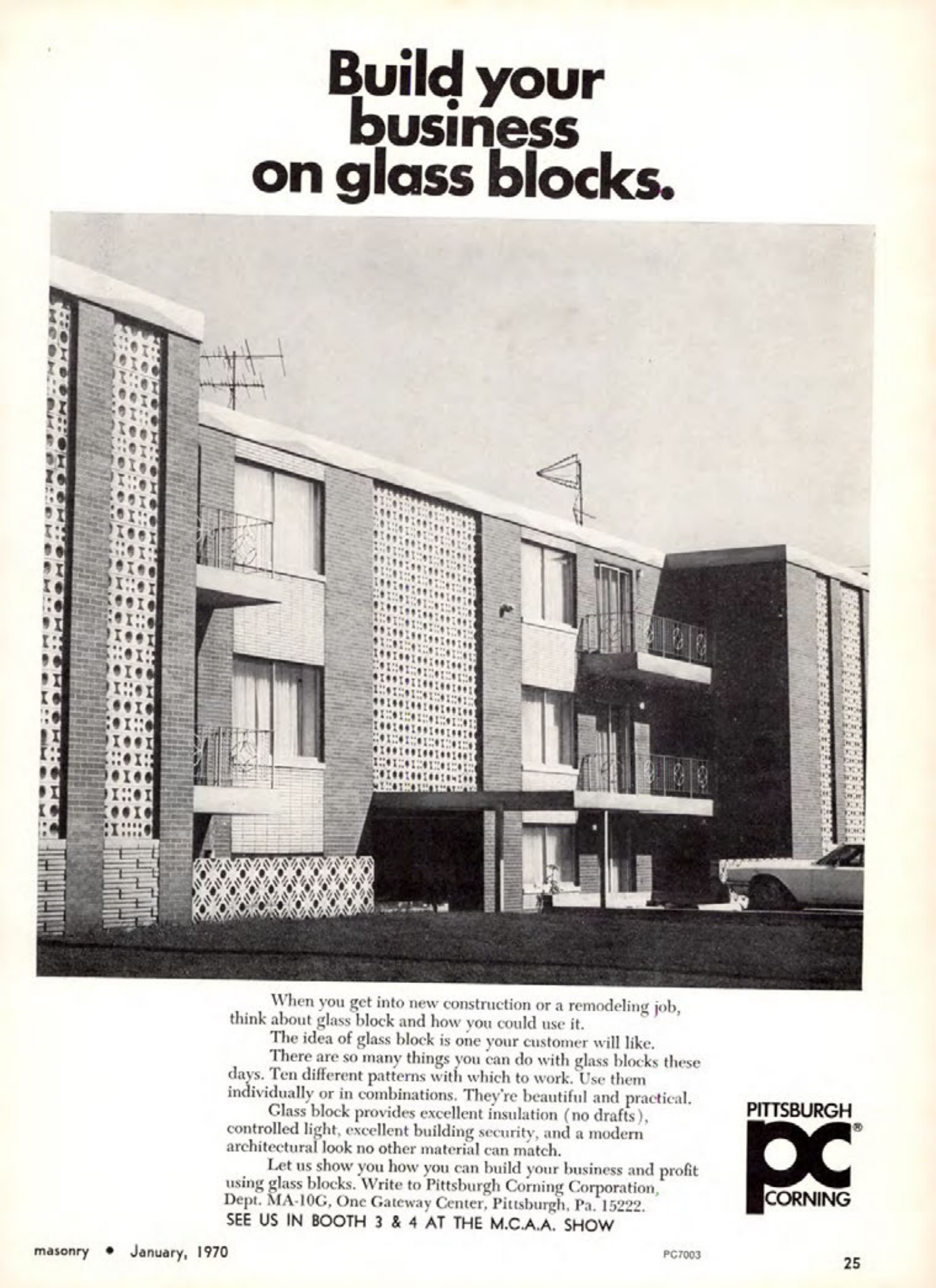 Masonry Magazine January 1970 Page.25