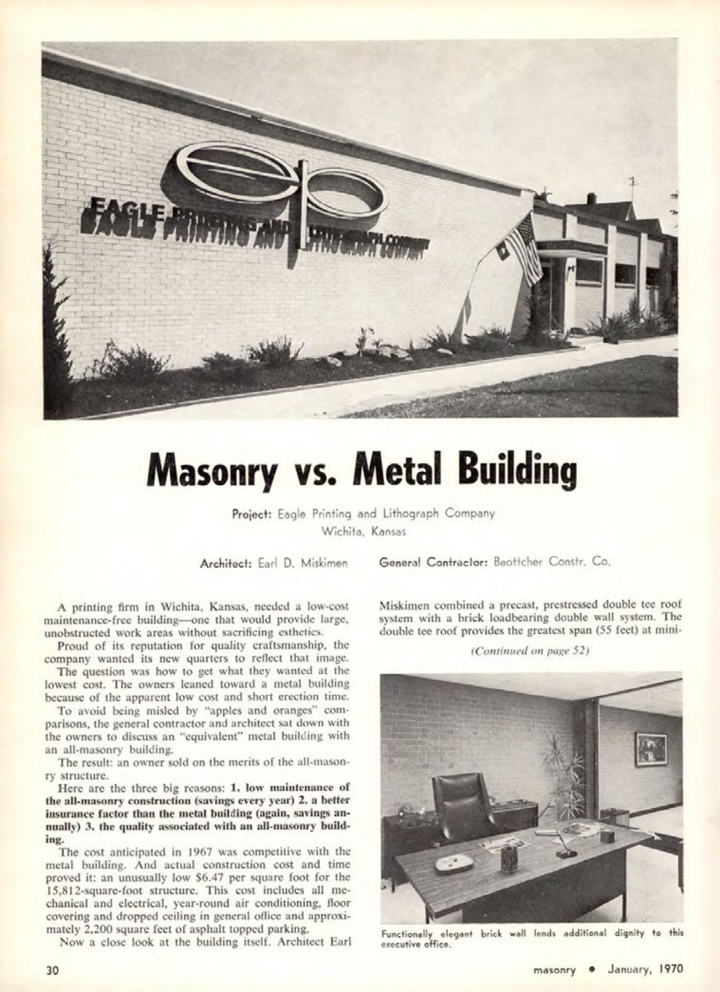 Masonry Magazine January 1970 Page. 30
