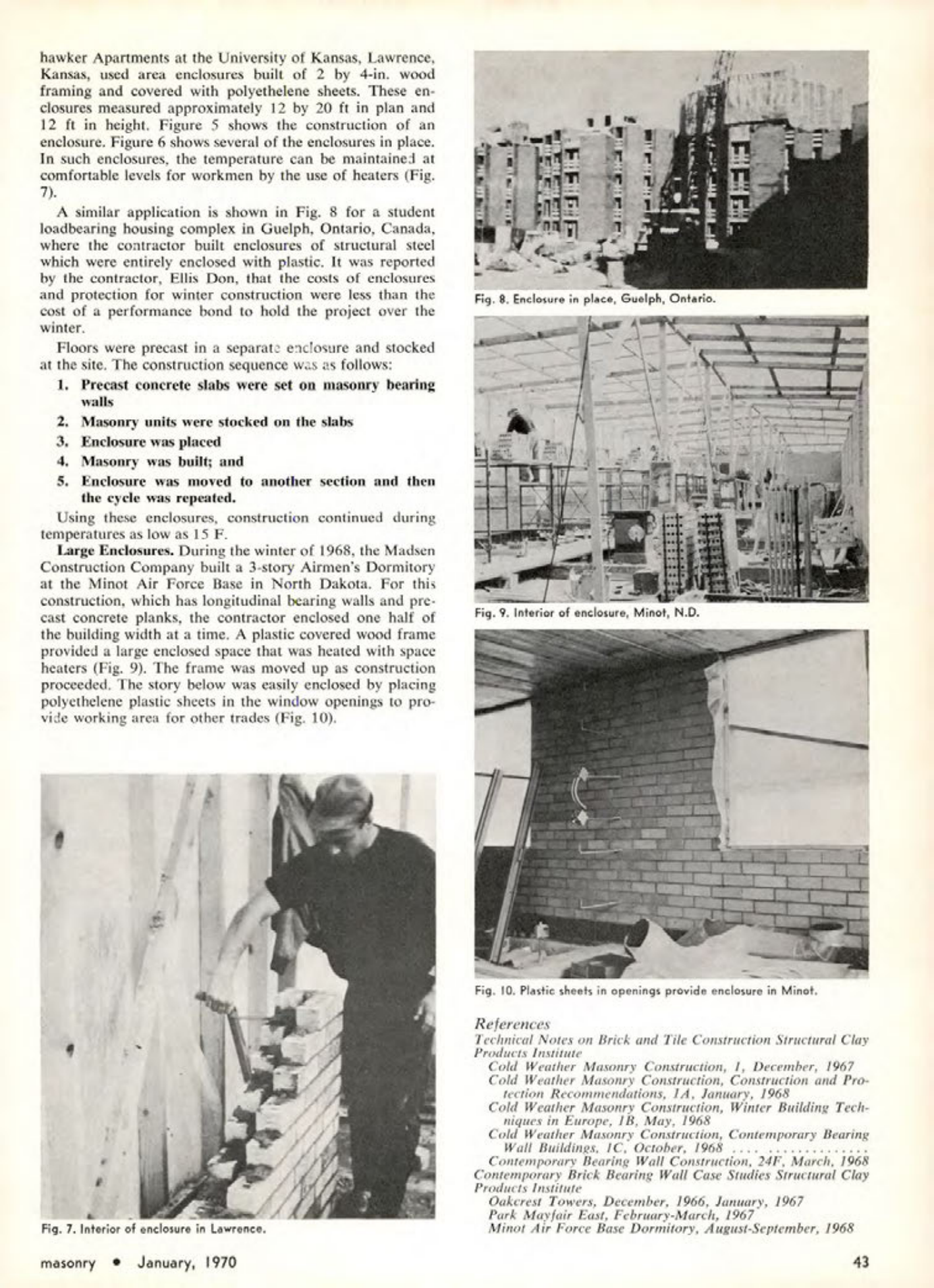 Masonry Magazine January 1970 Page. 43