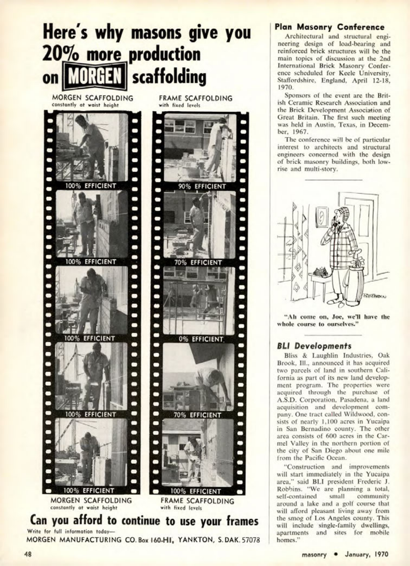 Masonry Magazine January 1970 Page. 48