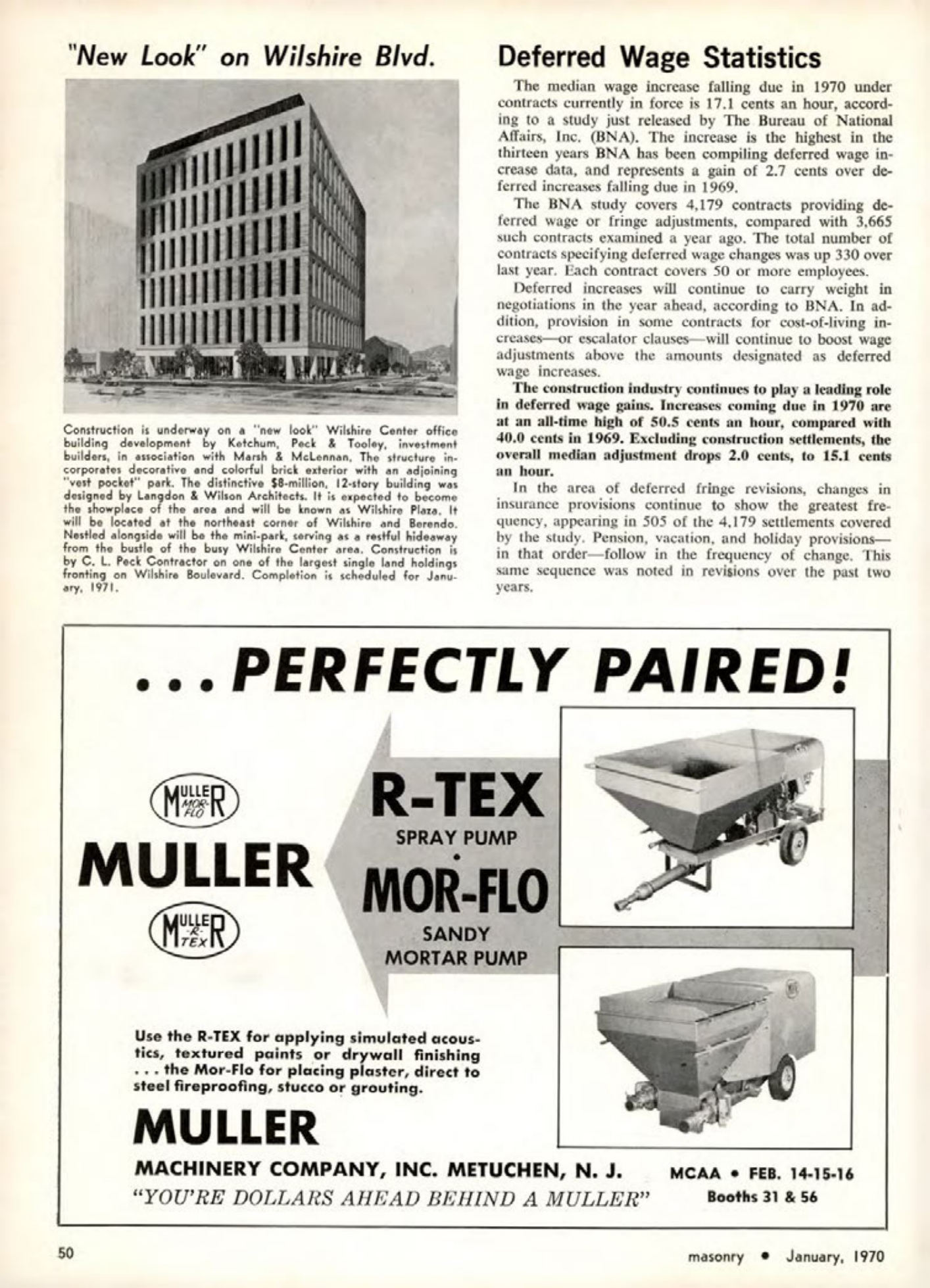 Masonry Magazine January 1970 Page. 50