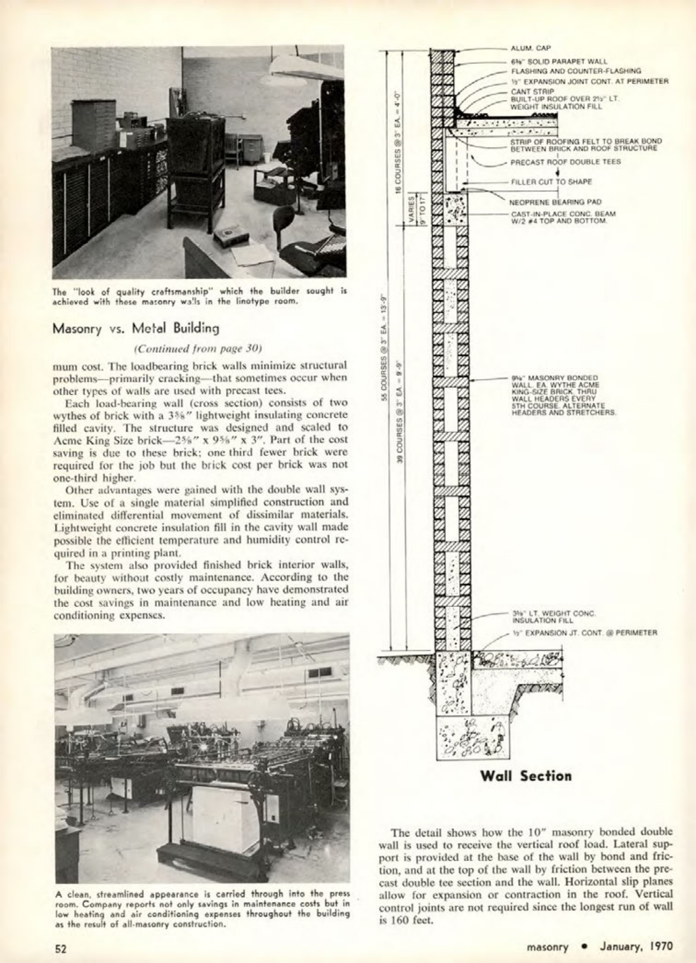 Masonry Magazine January 1970 Page. 52