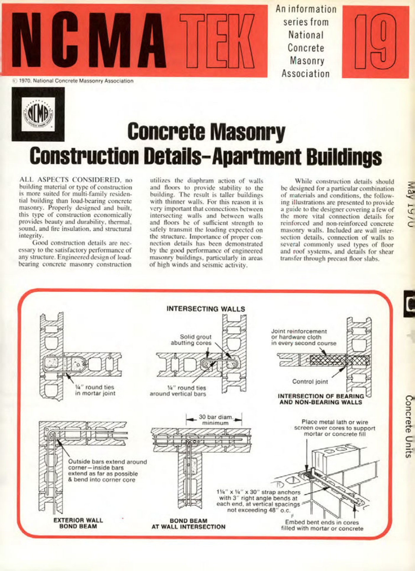 Masonry Magazine July 1970 Page. 19