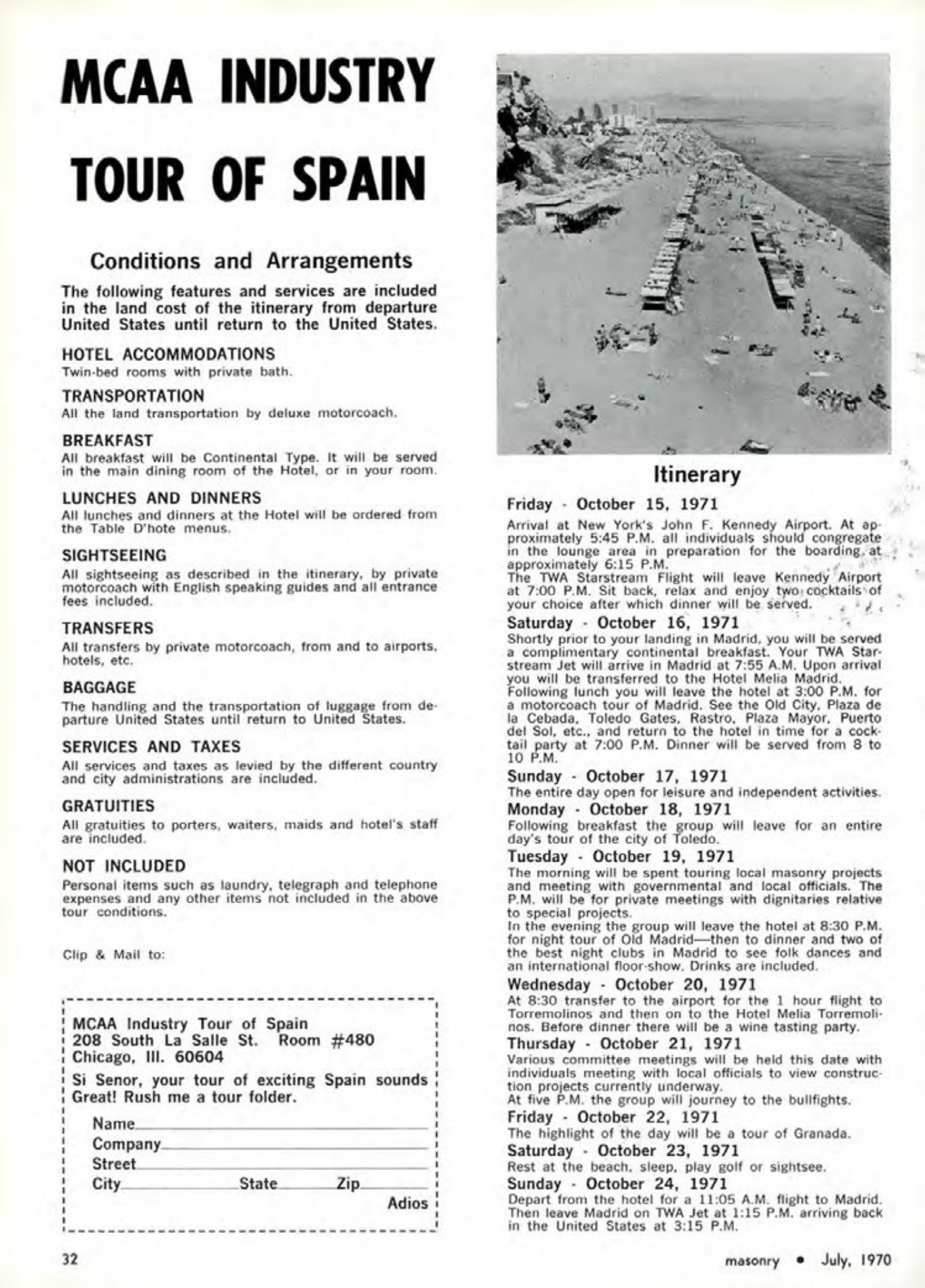 Masonry Magazine July 1970 Page. 32