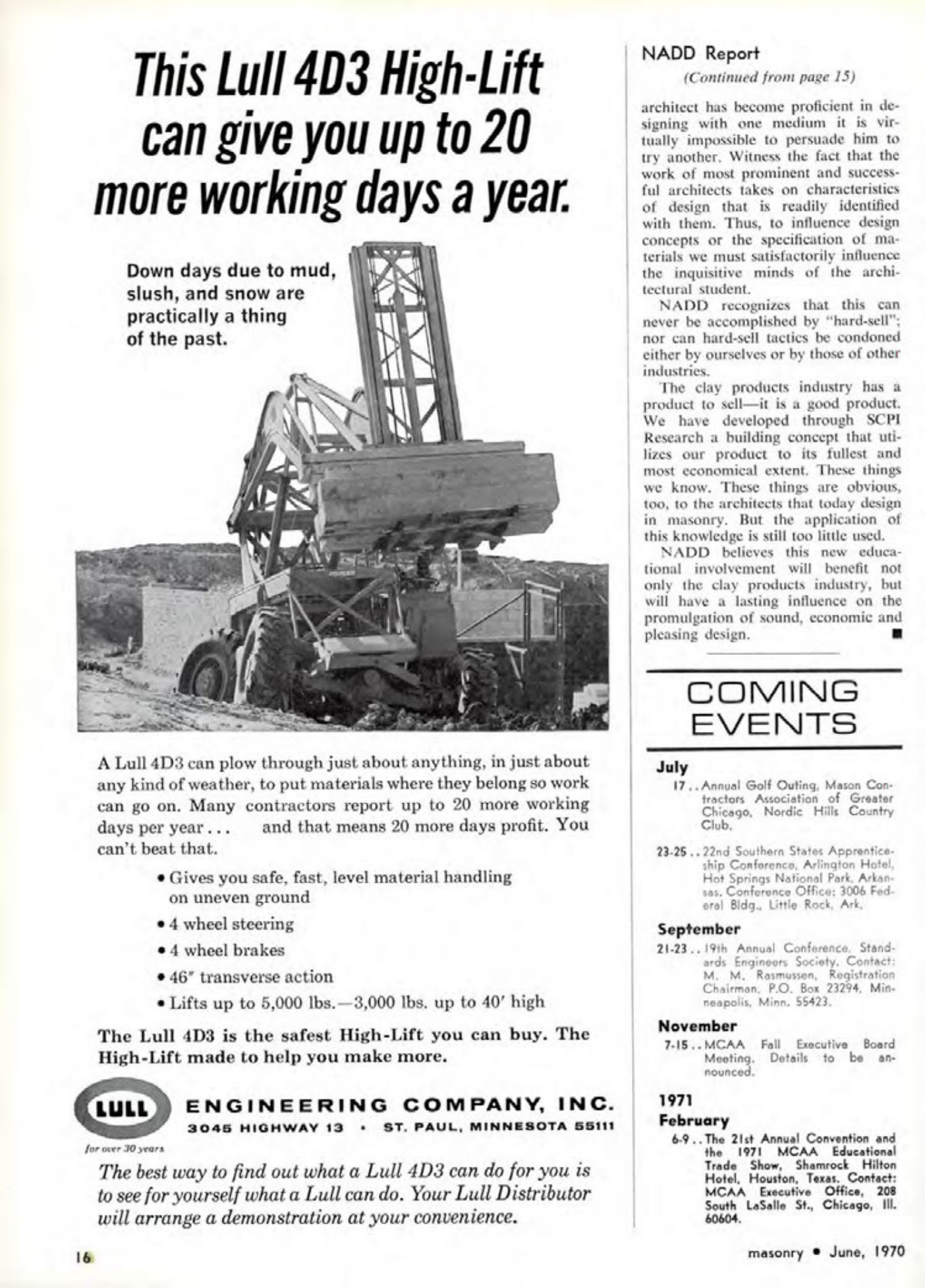Masonry Magazine June 1970 Page. 14