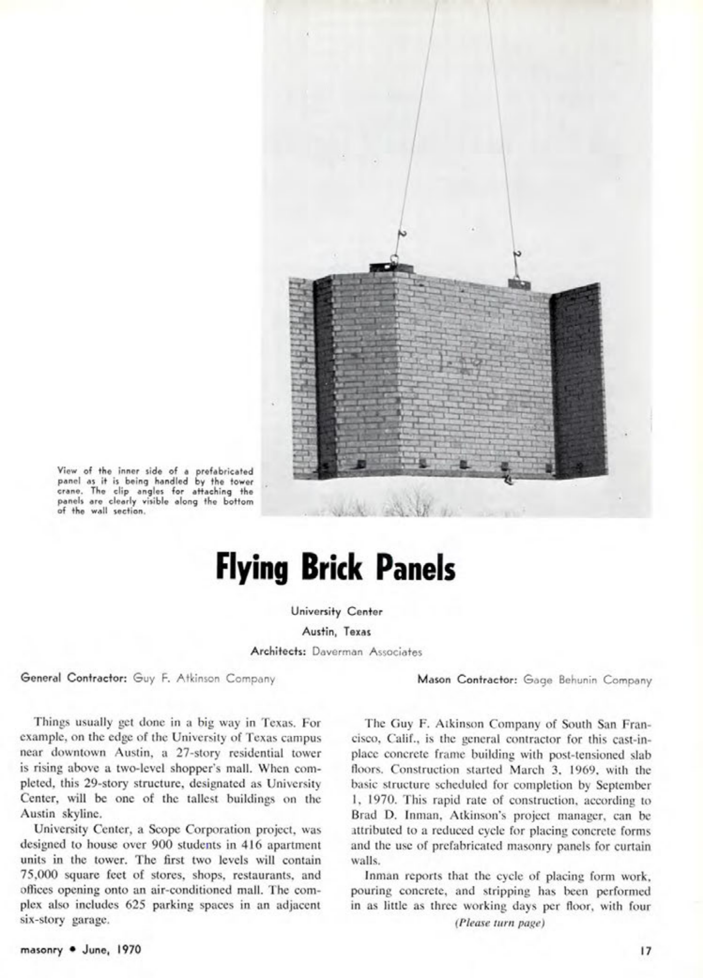 Masonry Magazine June 1970 Page. 15