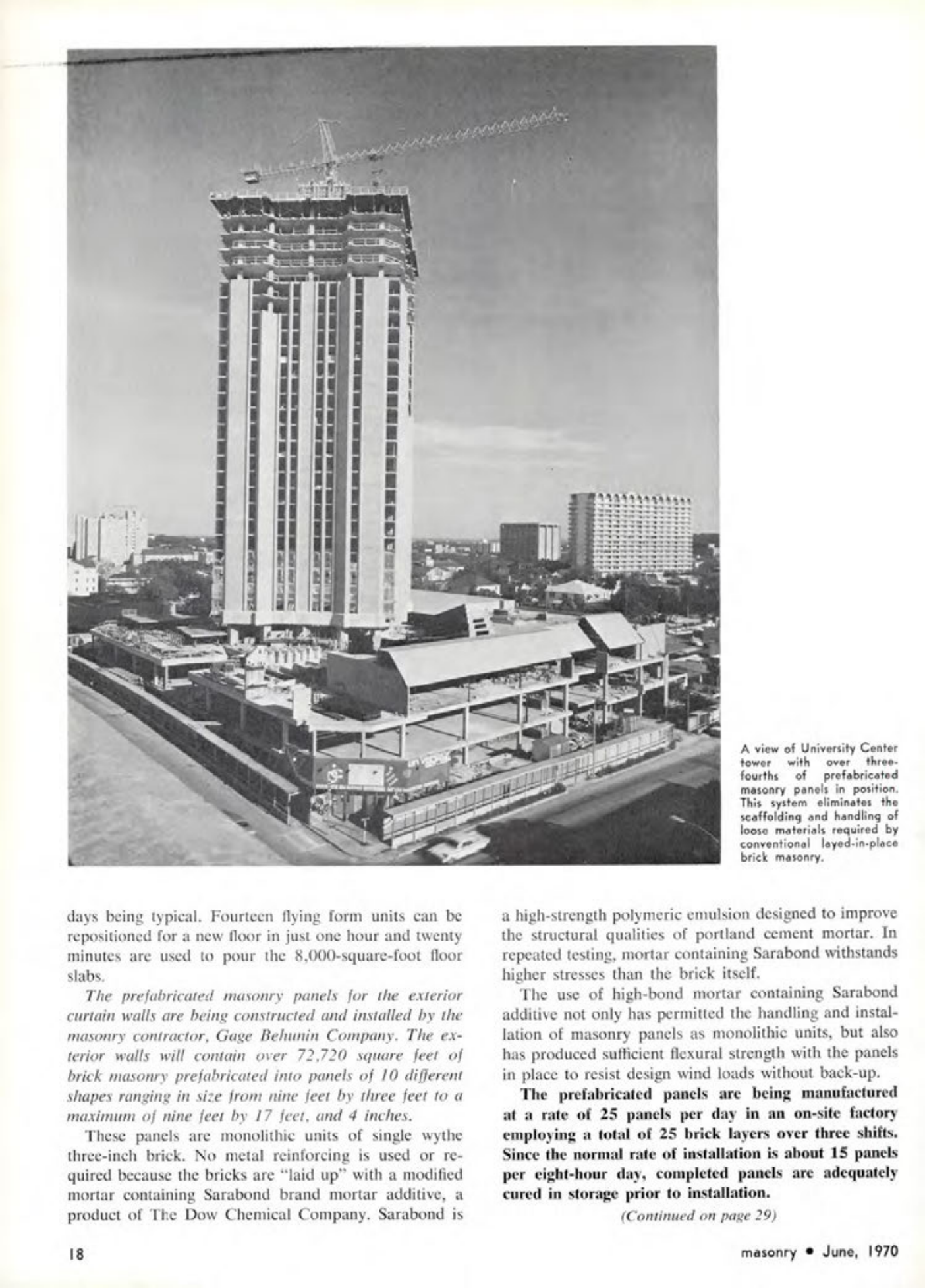 Masonry Magazine June 1970 Page. 16