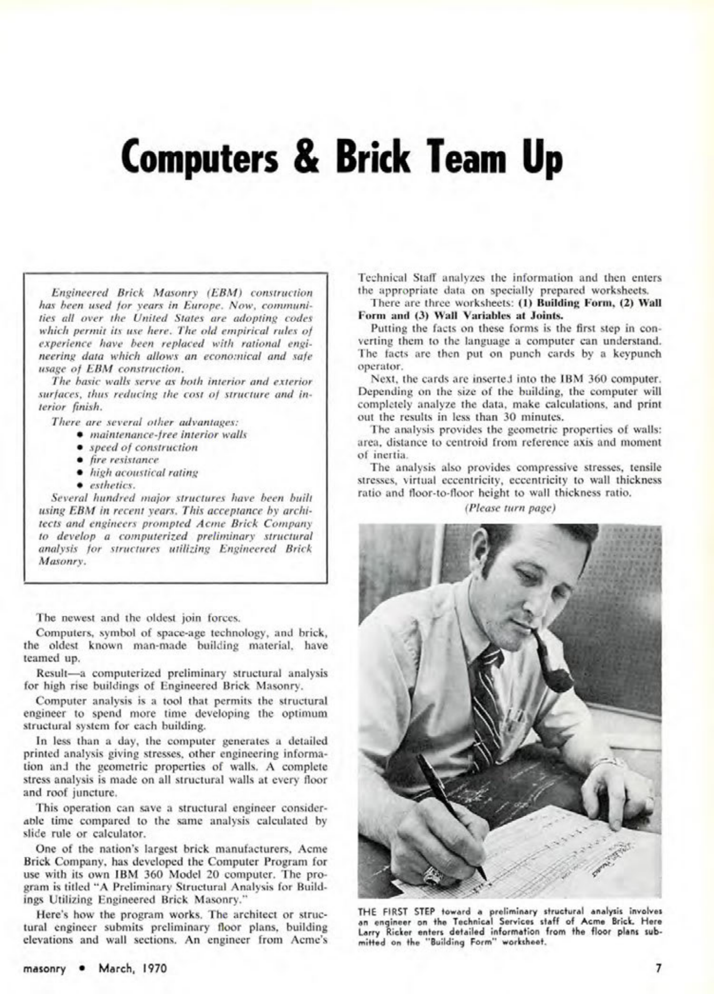 Masonry Magazine March 1970 Page. 7