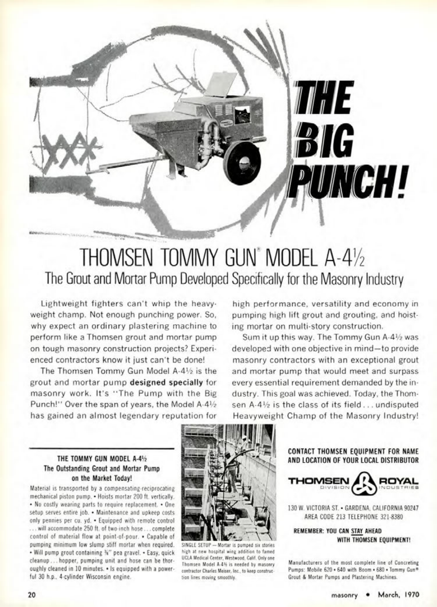 Masonry Magazine March 1970 Page. 20