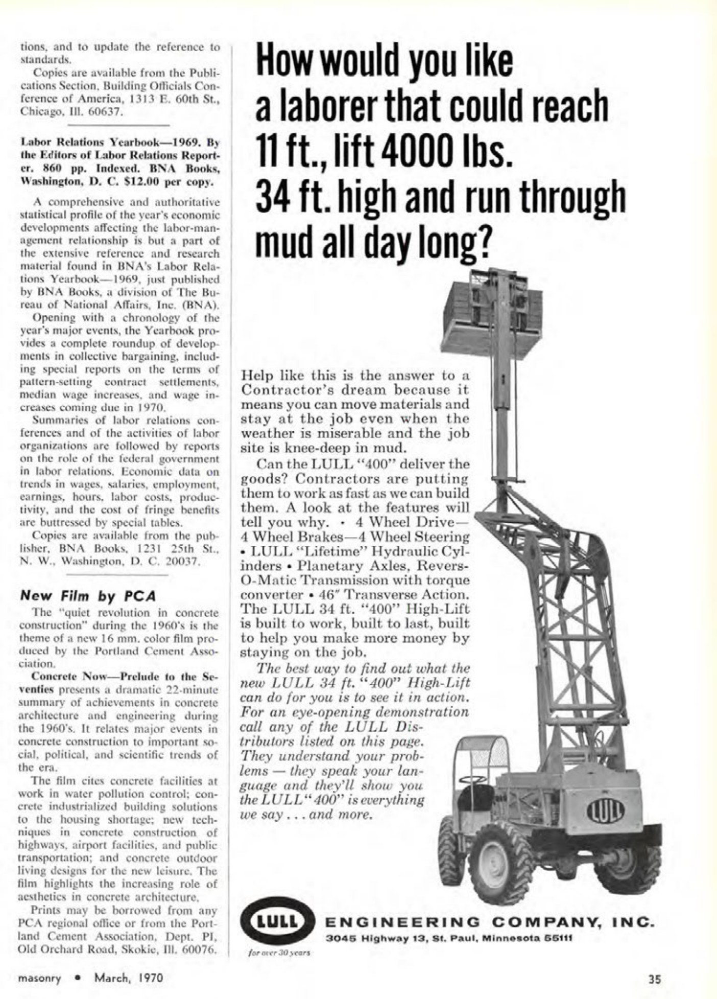Masonry Magazine March 1970 Page. 35