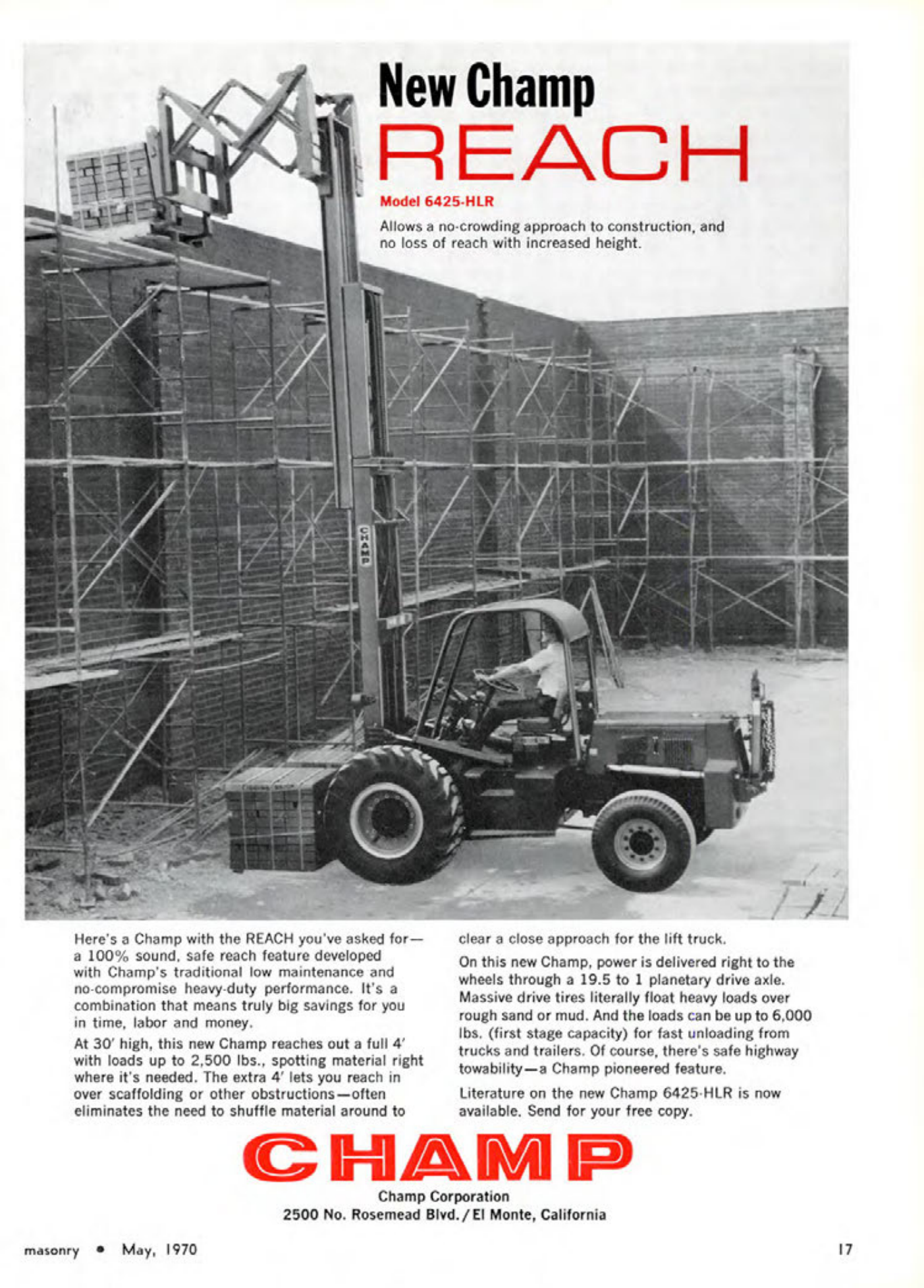 Masonry Magazine May 1970 Page. 17