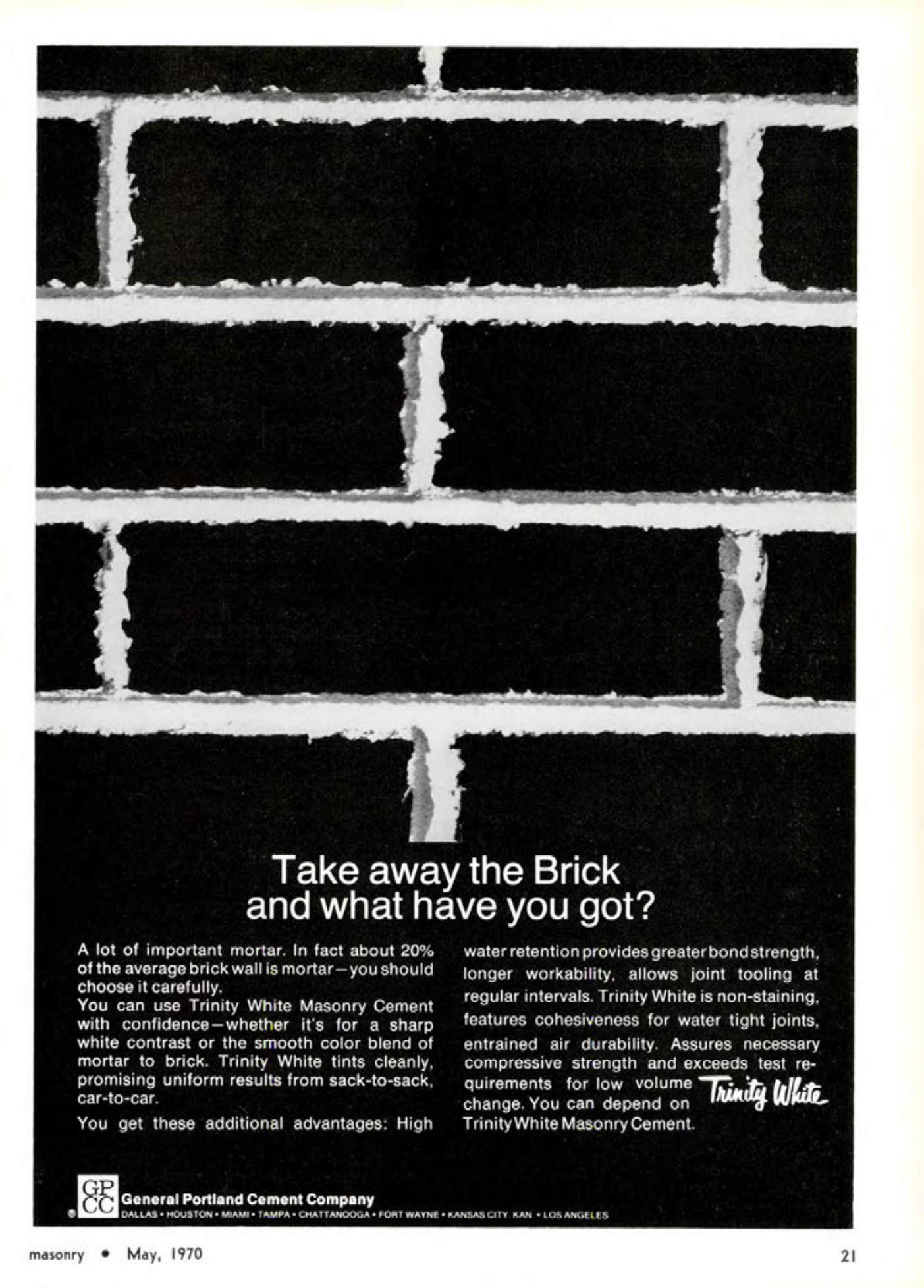 Masonry Magazine May 1970 Page. 21