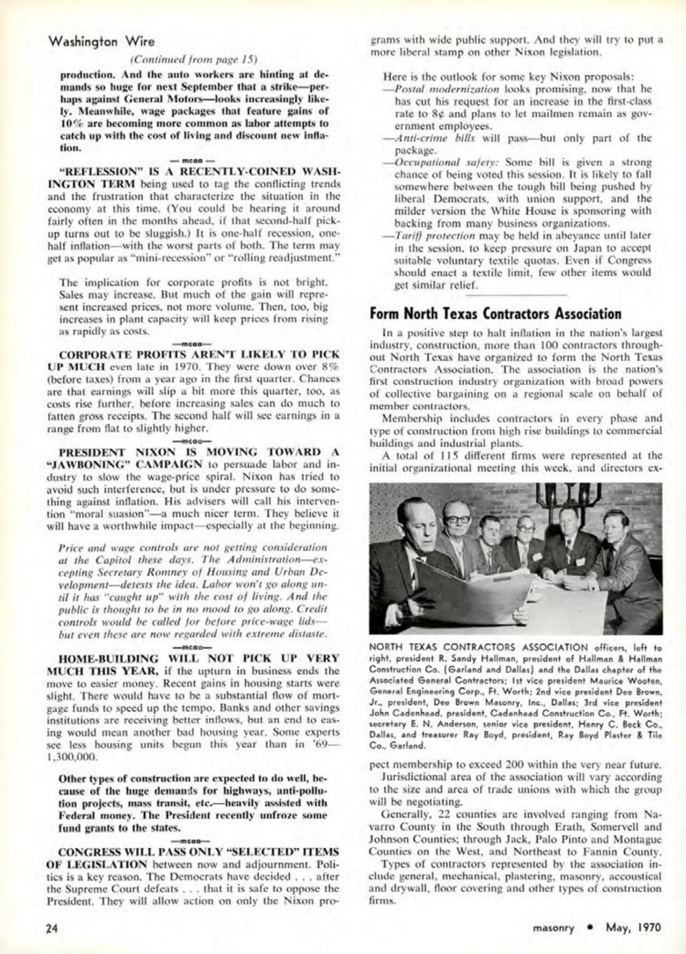 Masonry Magazine May 1970 Page. 24