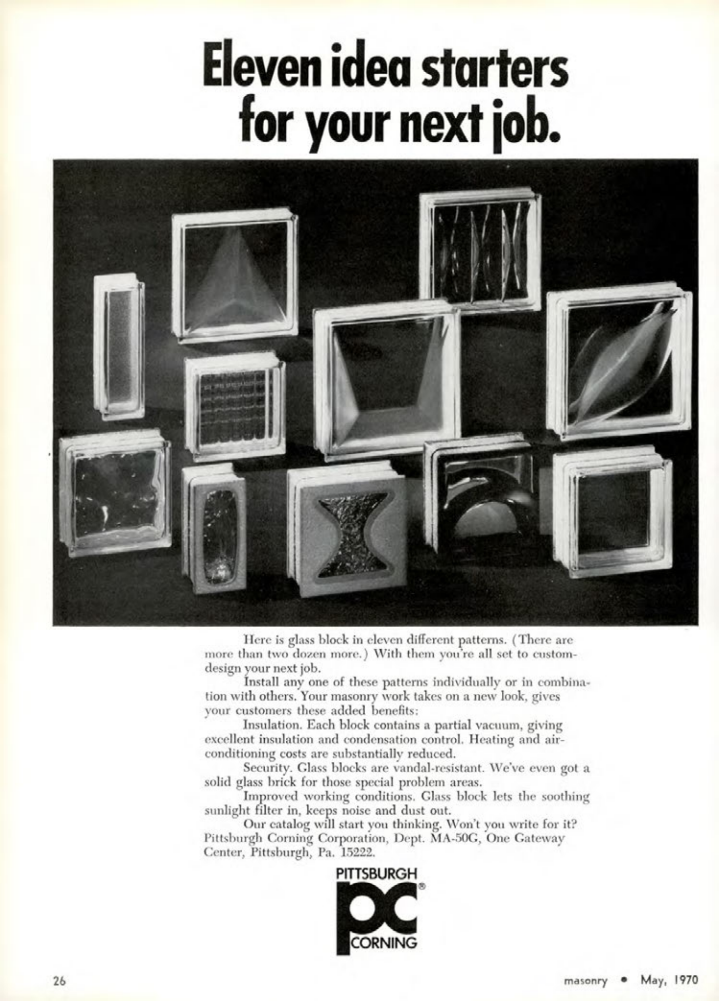 Masonry Magazine May 1970 Page. 26