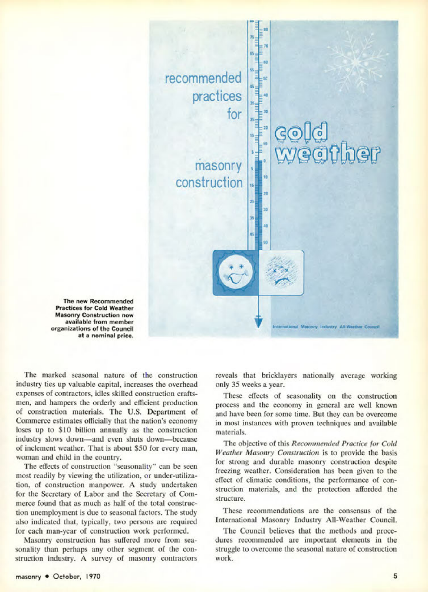 Masonry Magazine October 1970 Page. 5