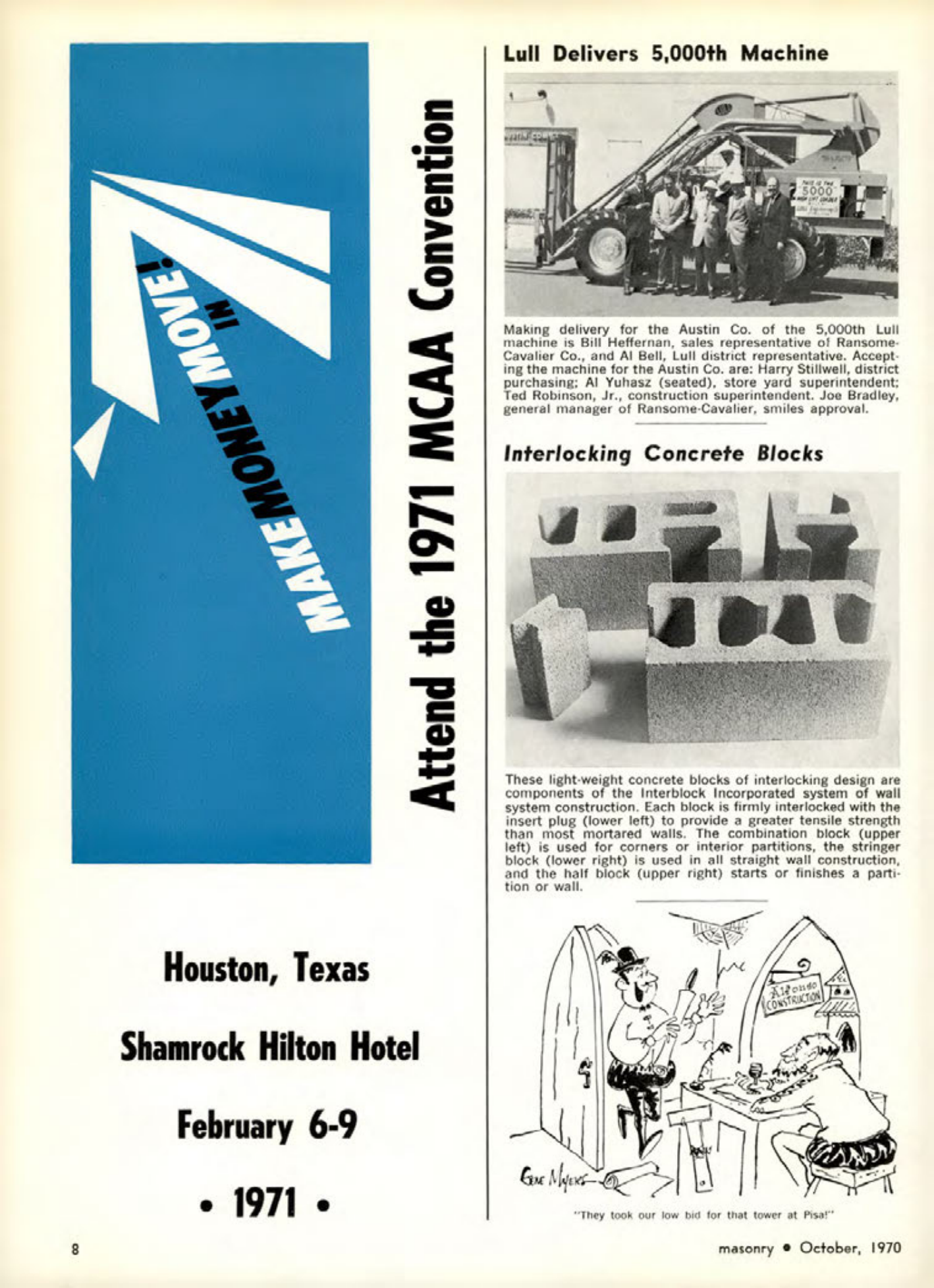 Masonry Magazine October 1970 Page. 8