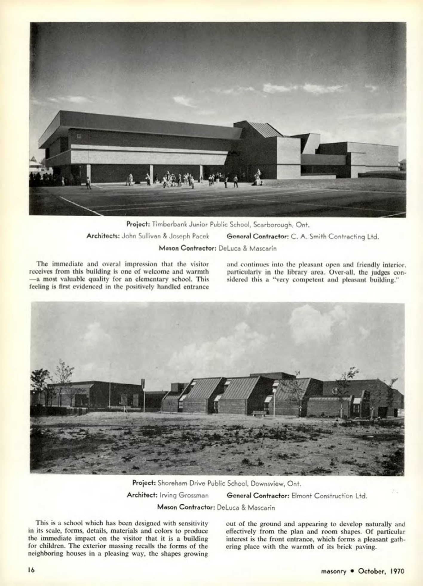 Masonry Magazine October 1970 Page. 16