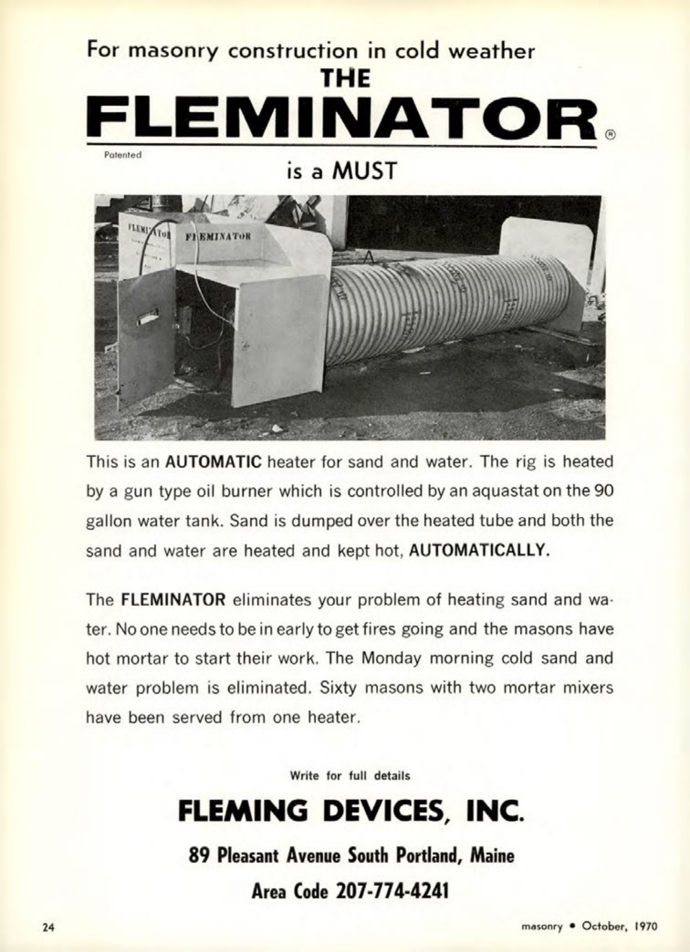 Masonry Magazine October 1970 Page. 24