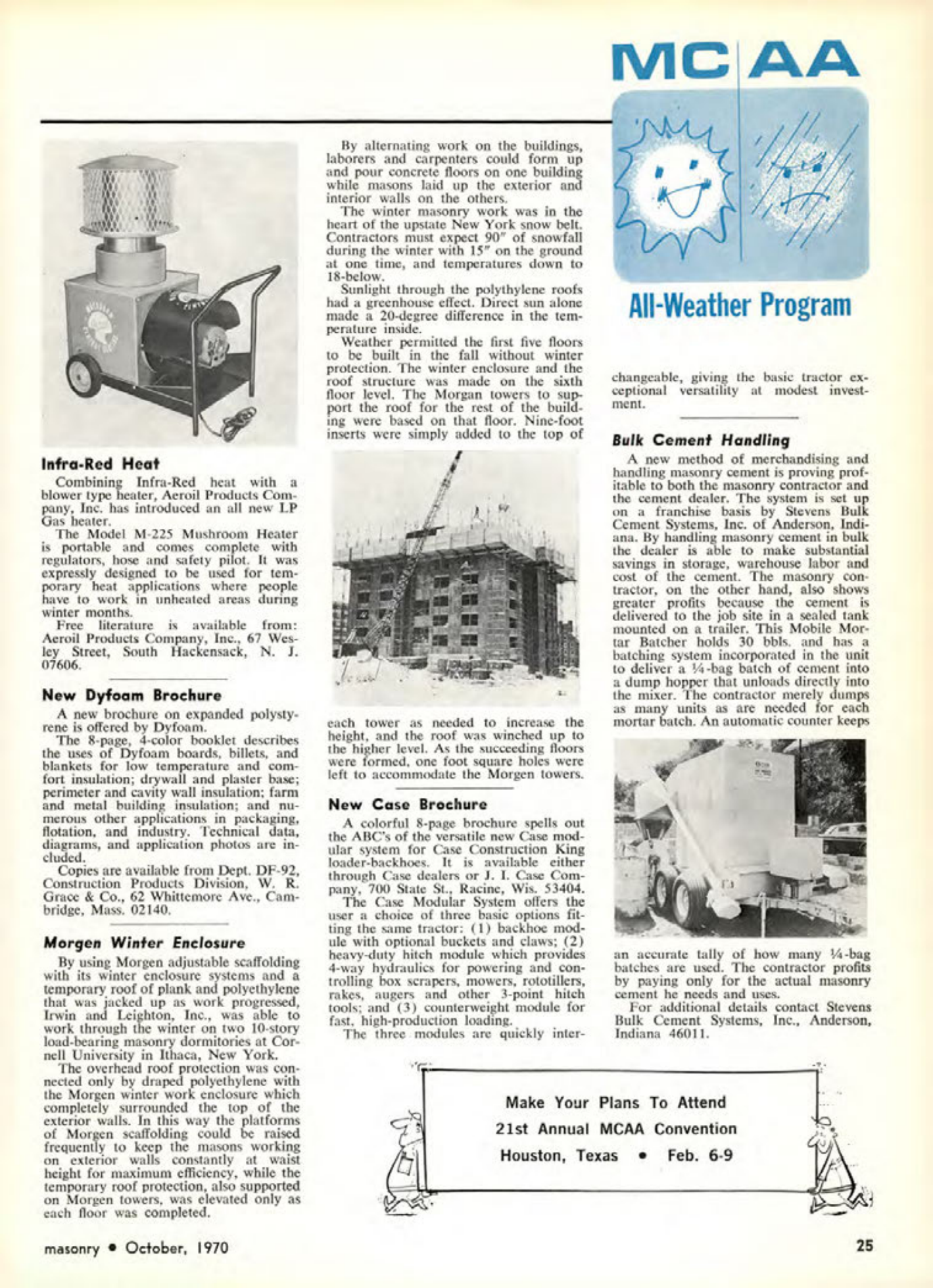 Masonry Magazine October 1970 Page. 25