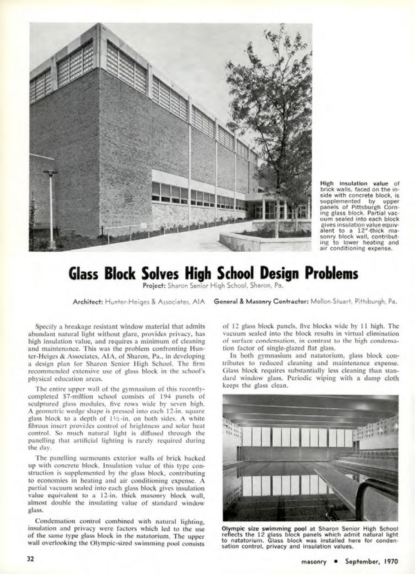 Masonry Magazine September 1970 Page. 32
