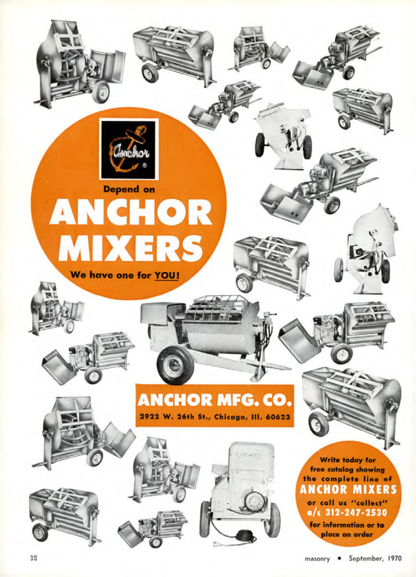 Masonry Magazine September 1970 Page. 38