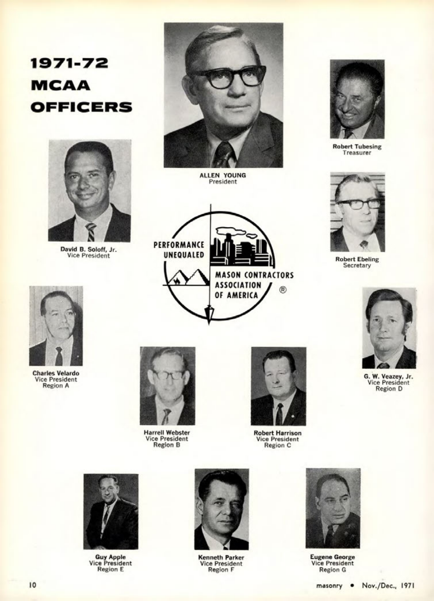 Masonry Magazine December 1971 Page. 10