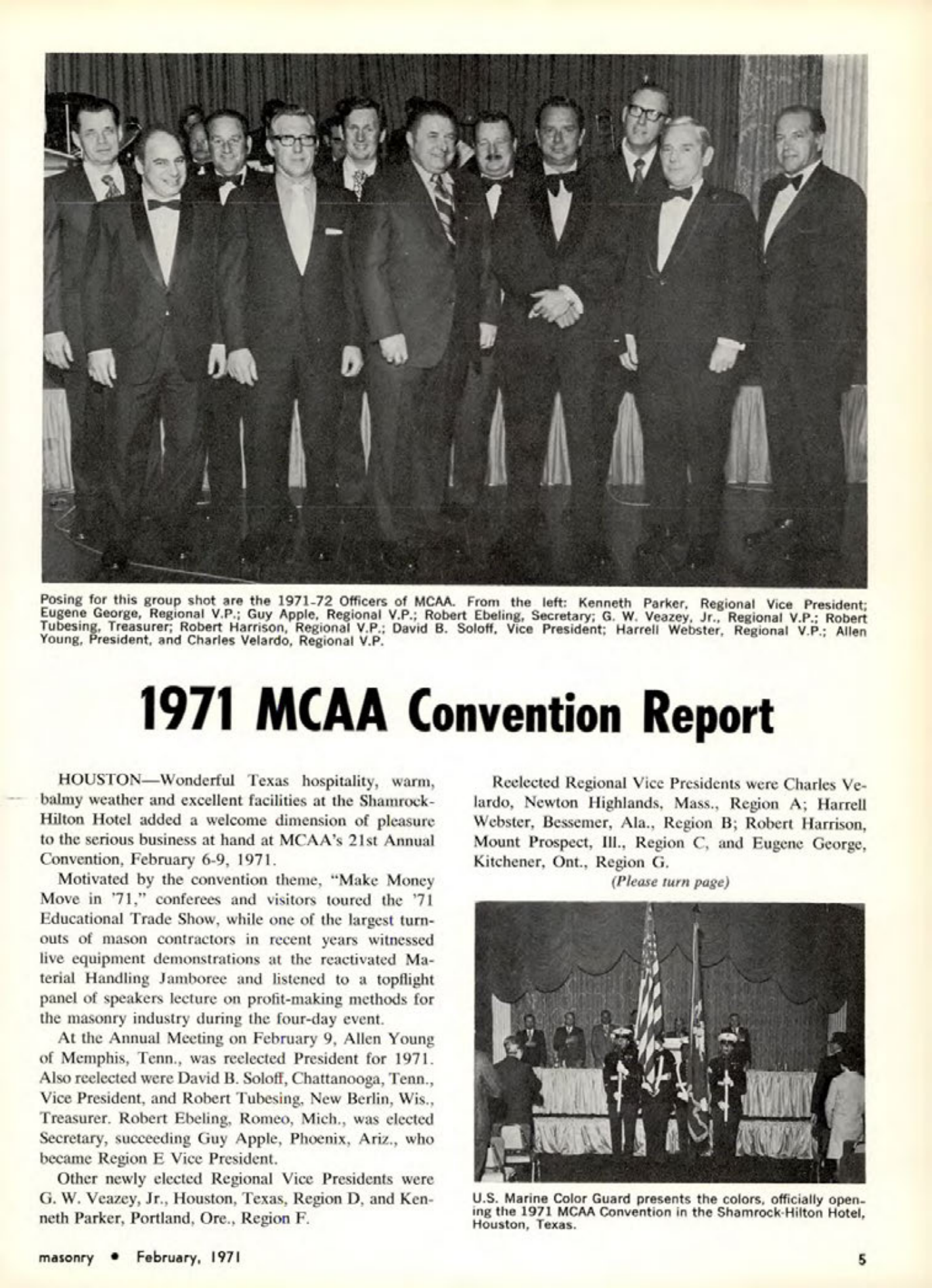 Masonry Magazine February 1971 Page. 5