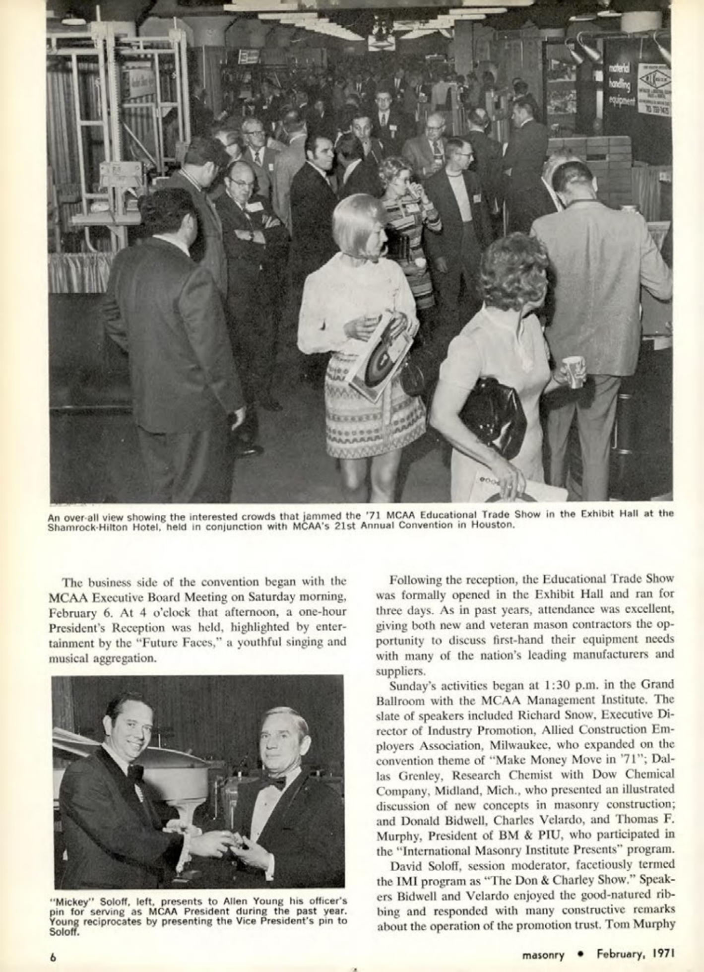 Masonry Magazine February 1971 Page. 6