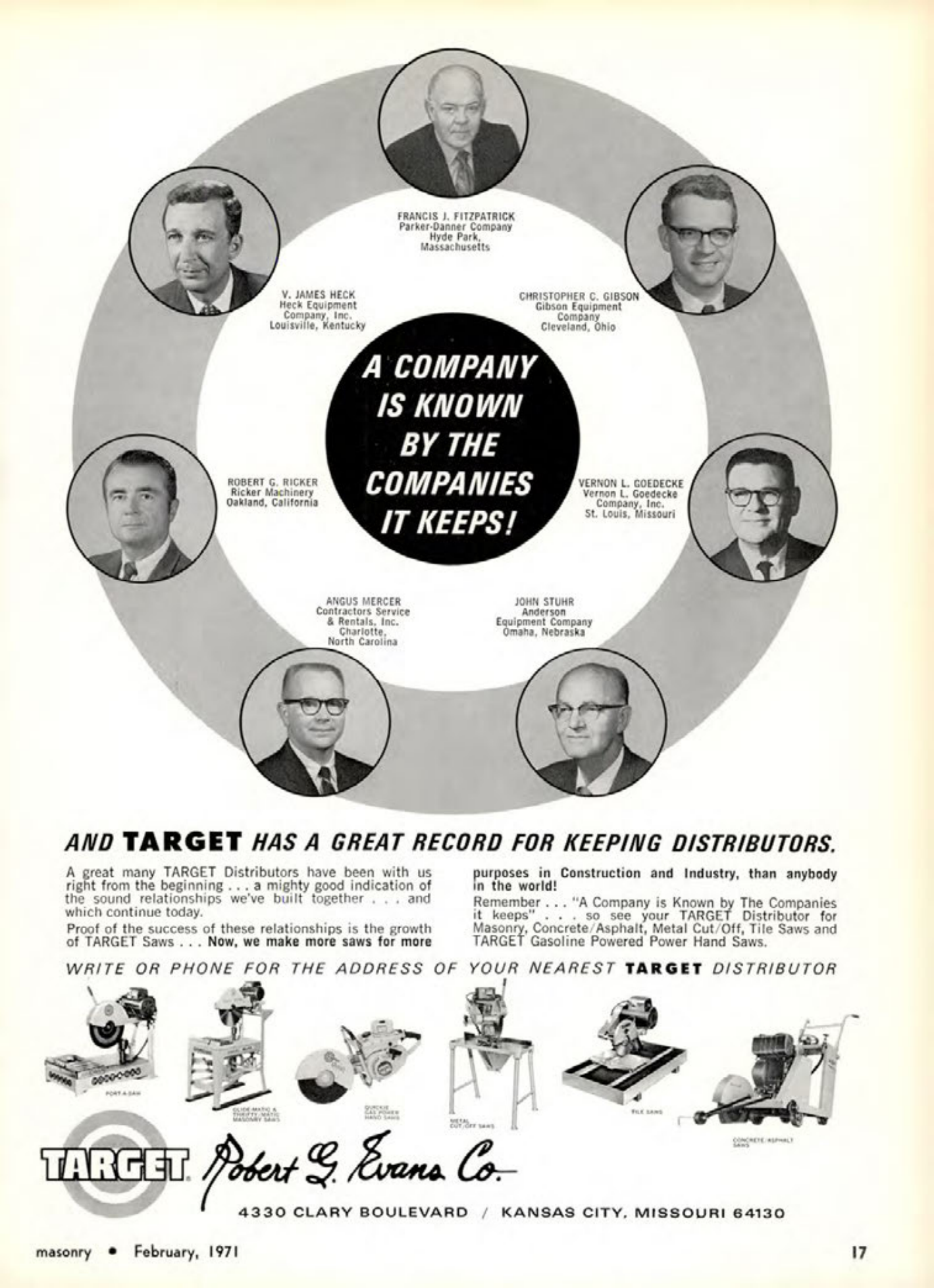 Masonry Magazine February 1971 Page. 17