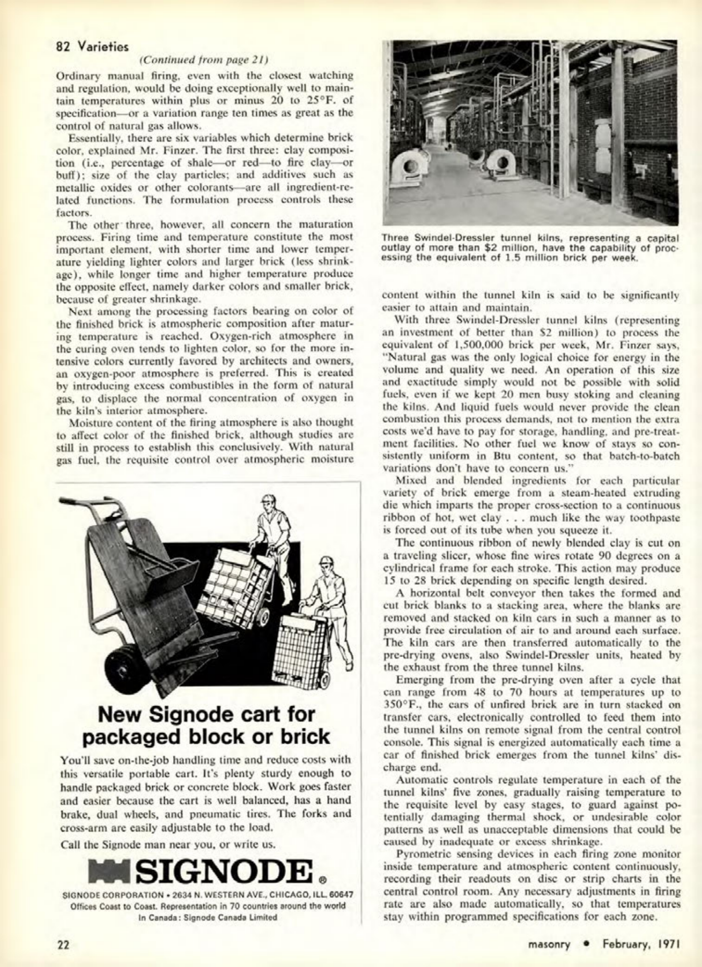 Masonry Magazine February 1971 Page. 22