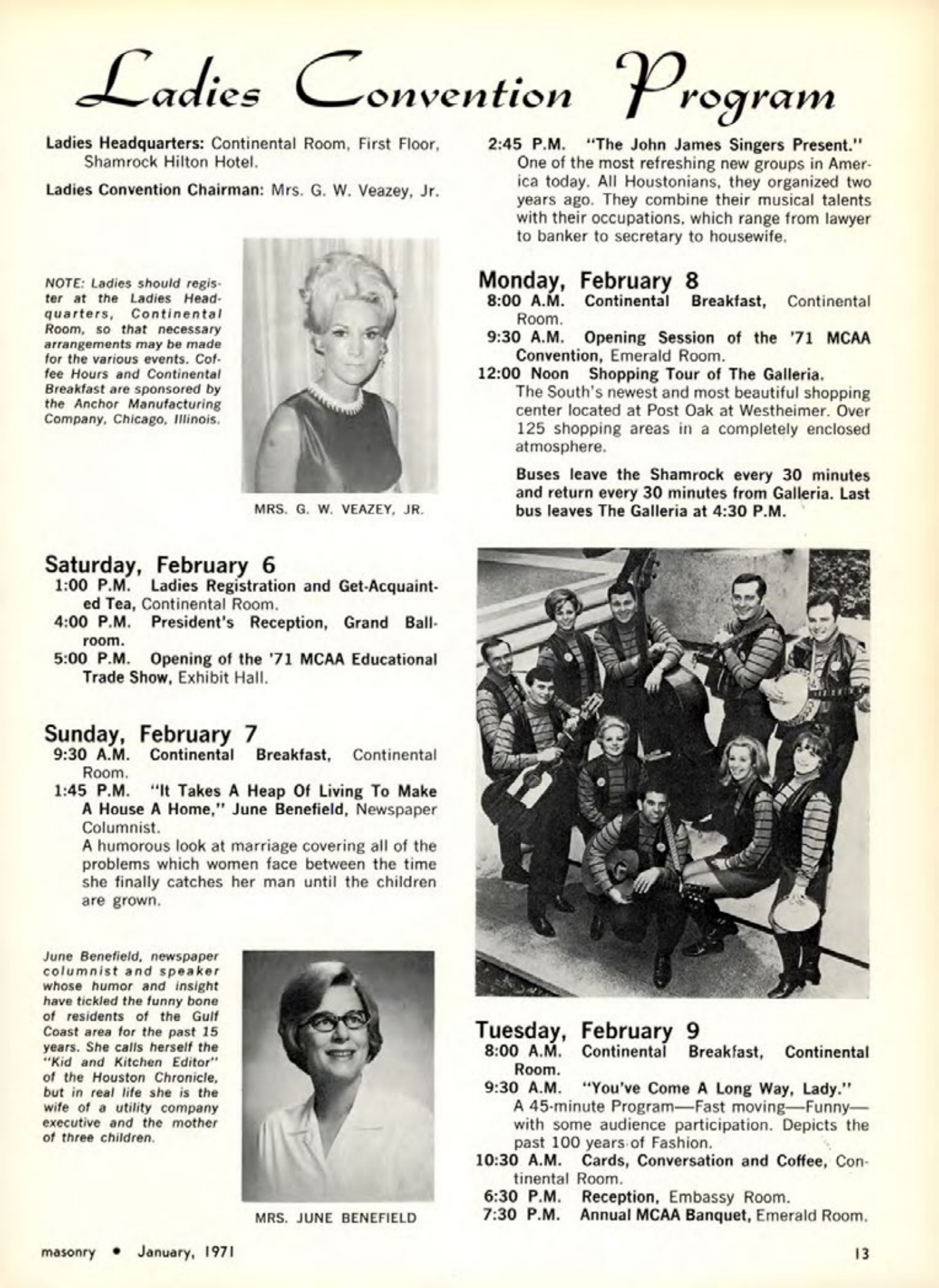 Masonry Magazine January 1971 Page.13