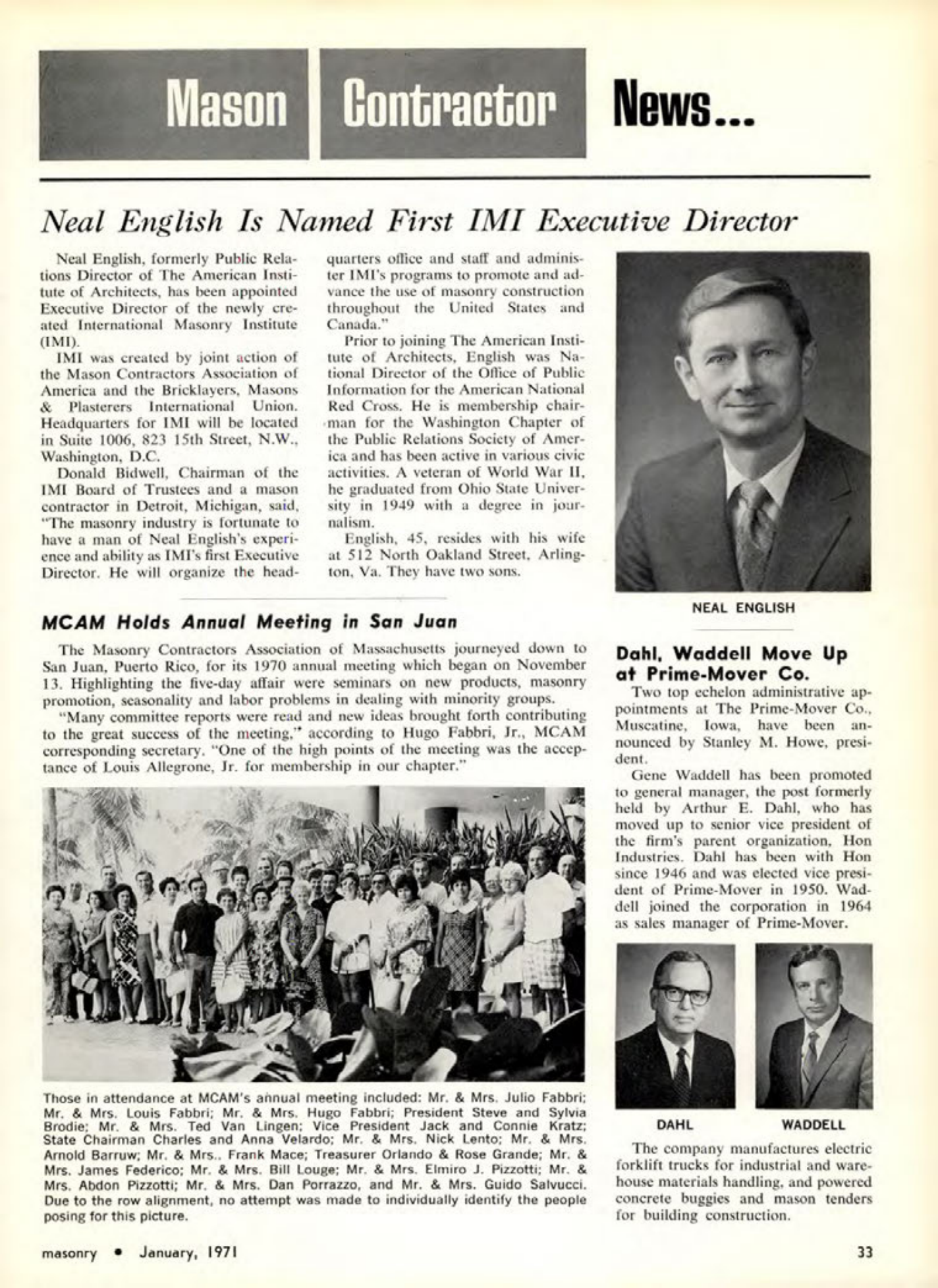 Masonry Magazine January 1971 Page.33