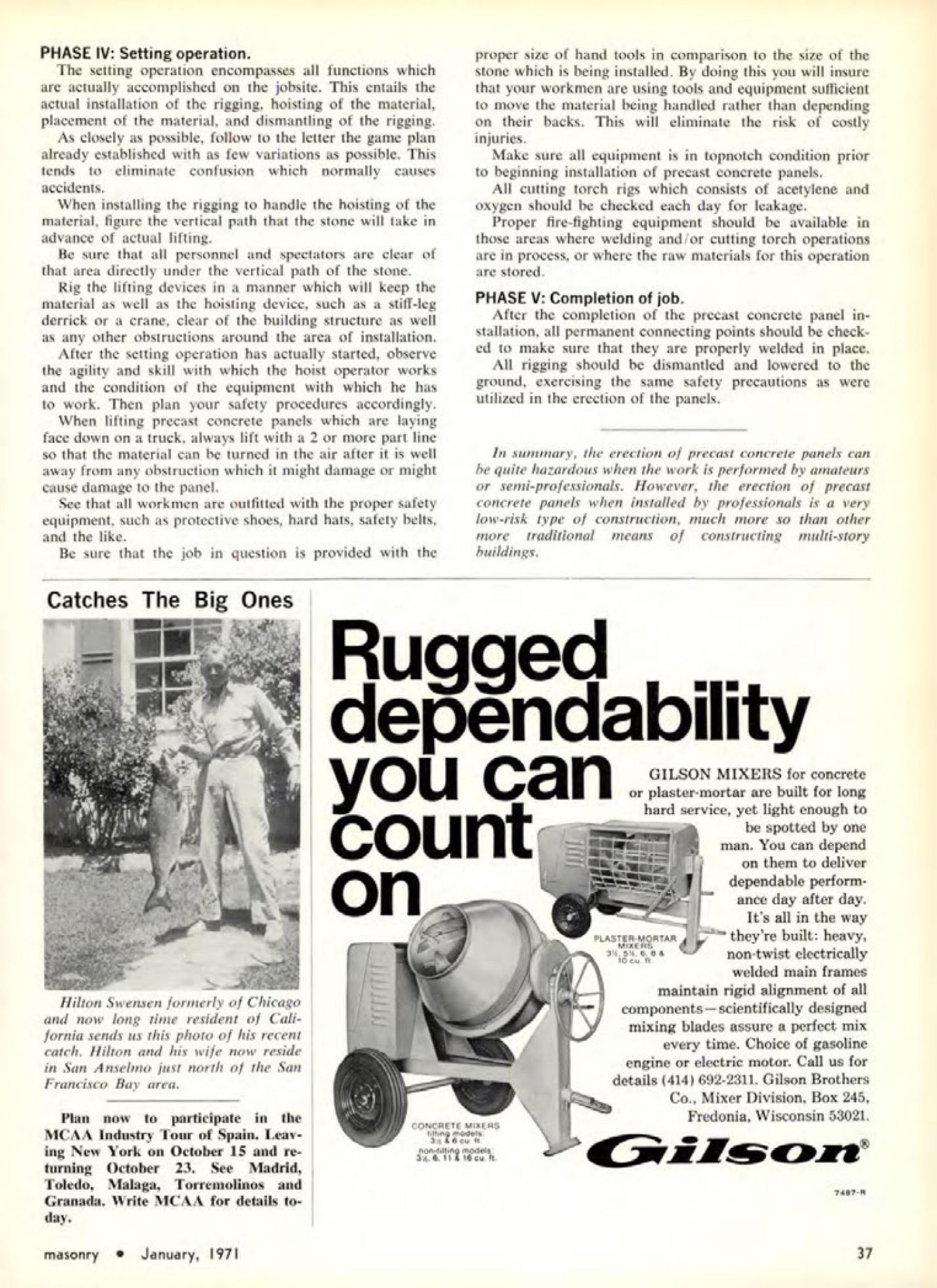 Masonry Magazine January 1971 Page.37