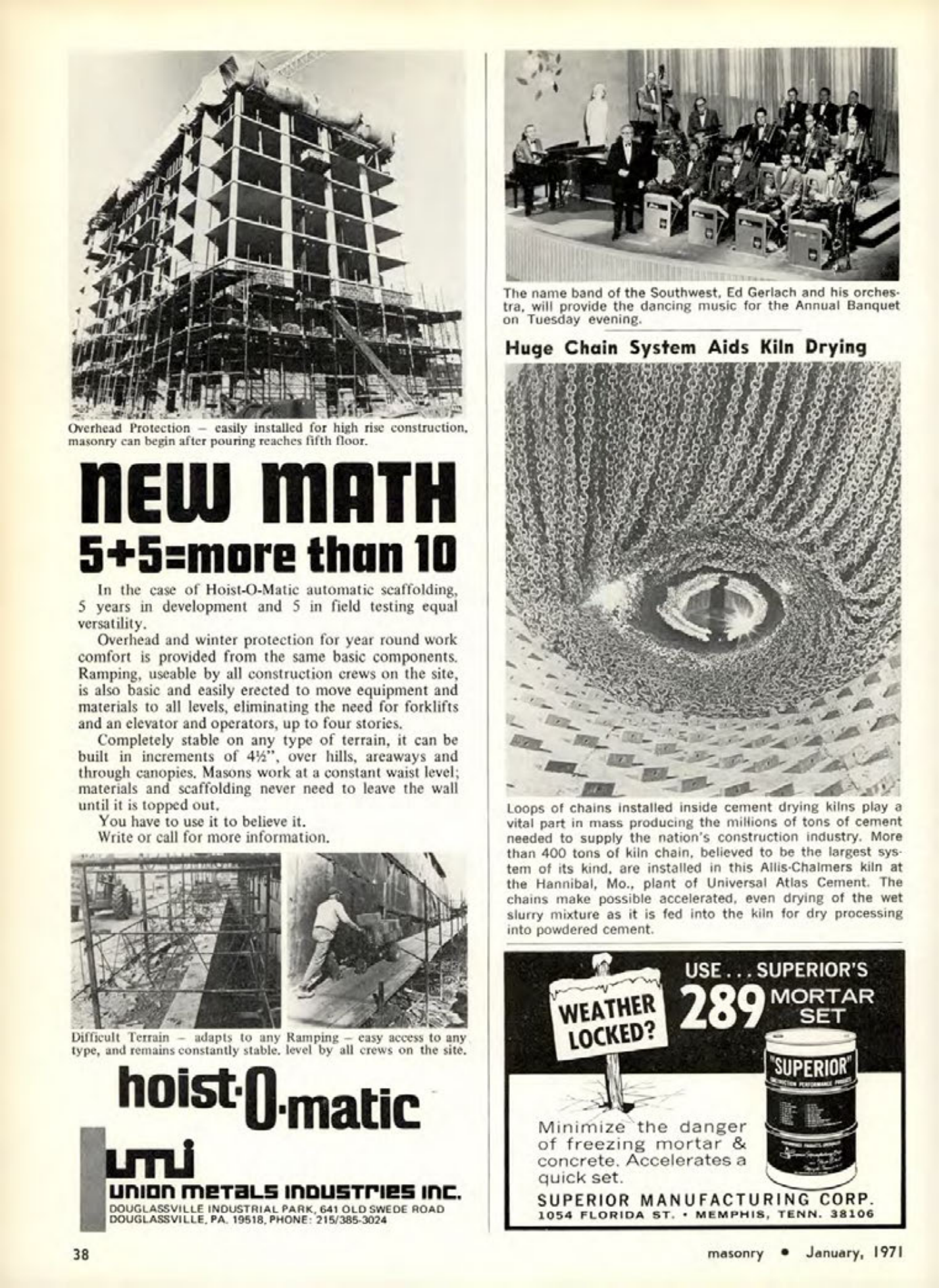 Masonry Magazine January 1971 Page.38