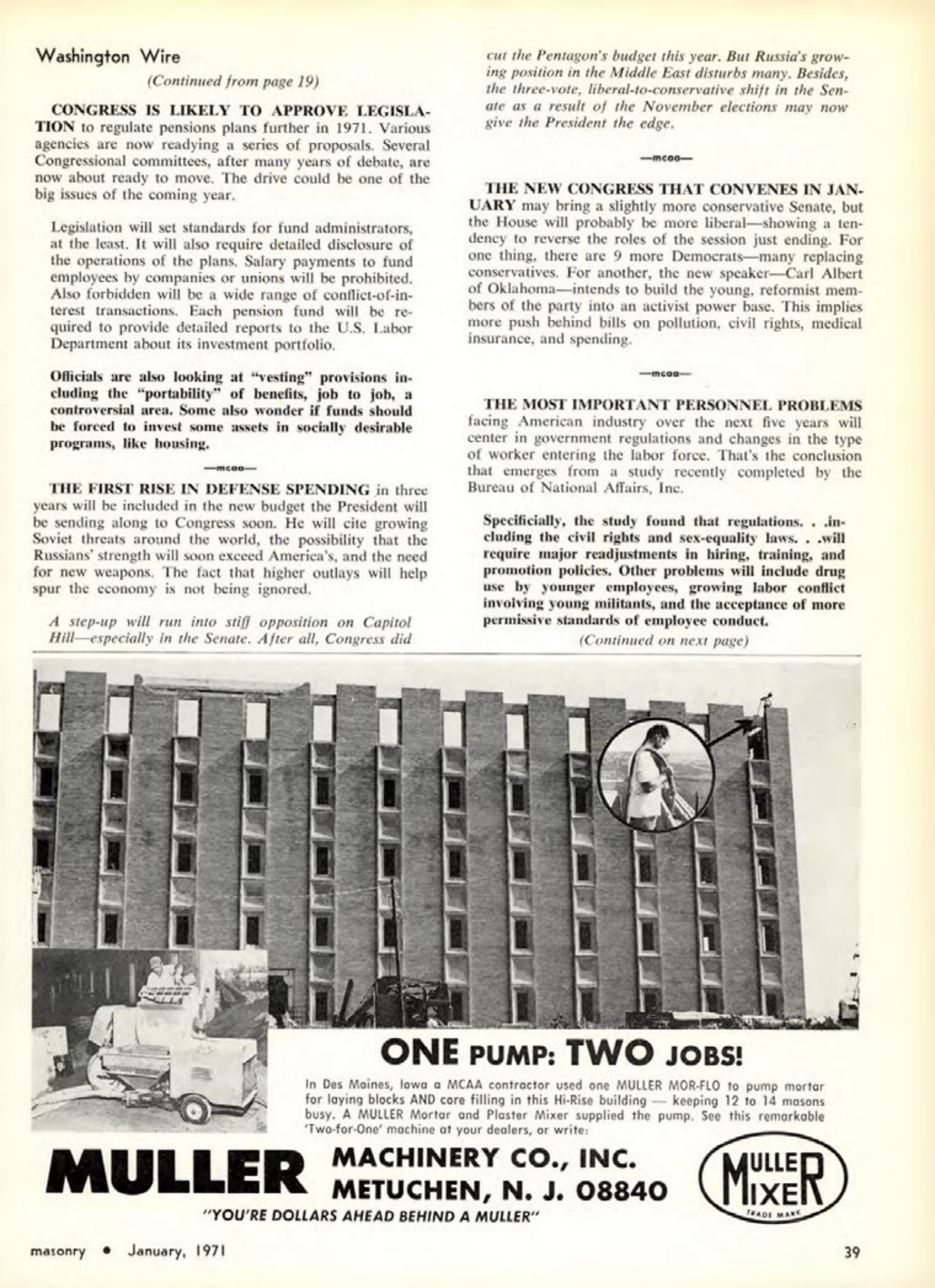 Masonry Magazine January 1971 Page.39