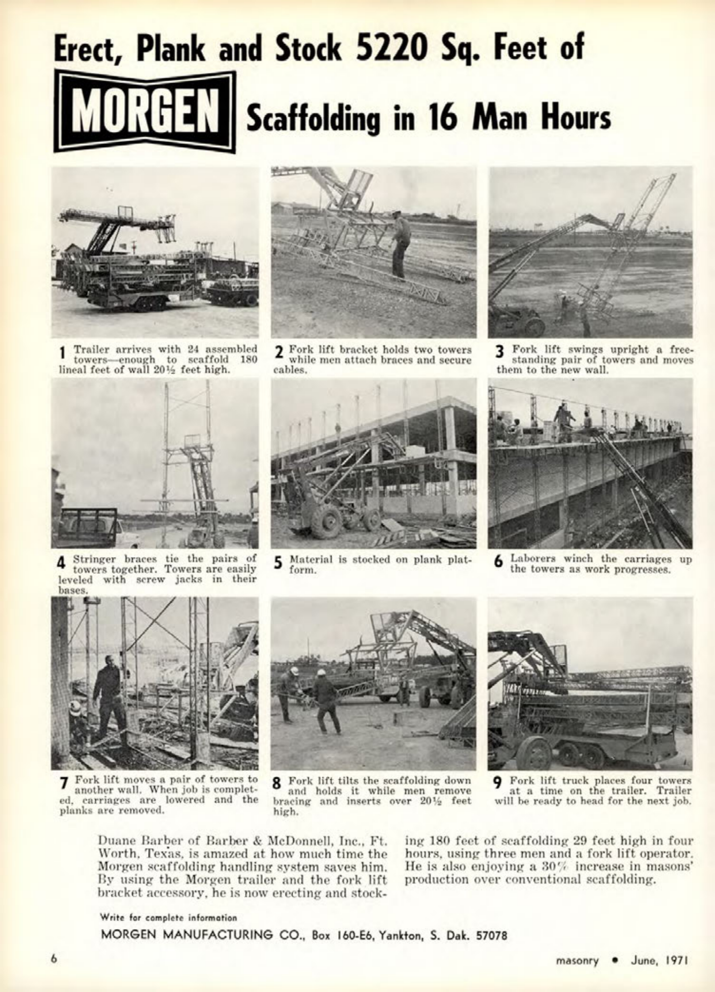 Masonry Magazine June 1971 Page. 6