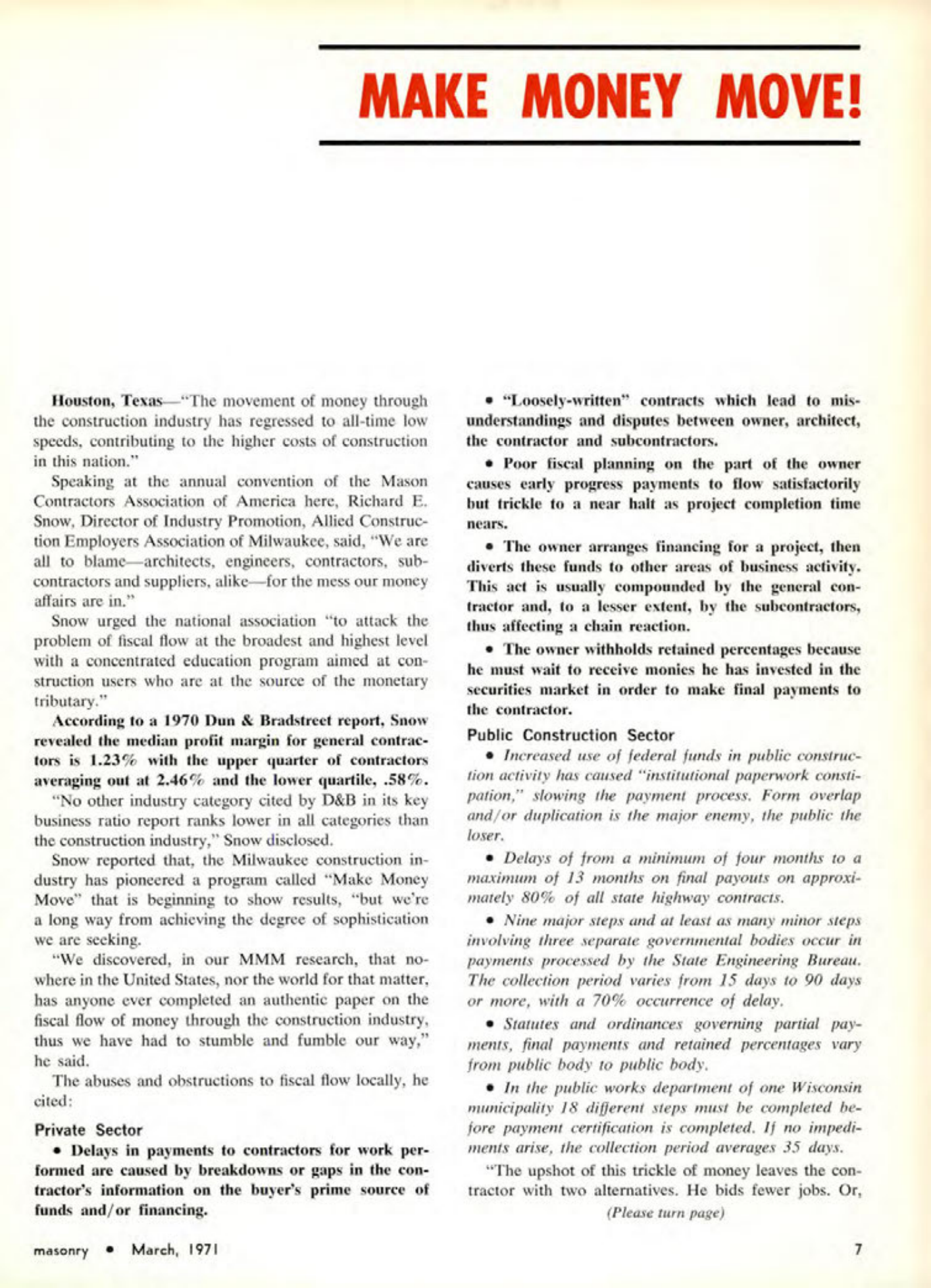 Masonry Magazine March 1971 Page. 7