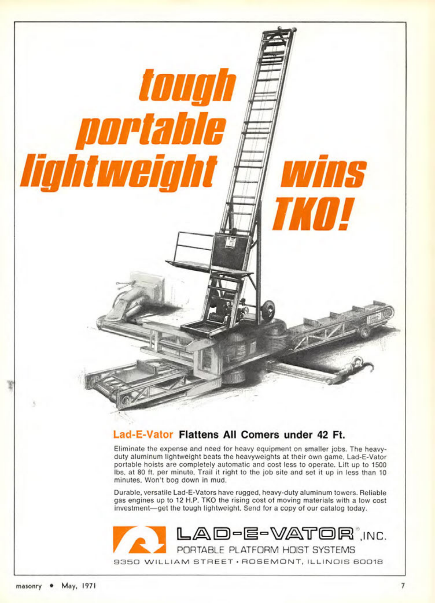 Masonry Magazine May 1971 Page. 7