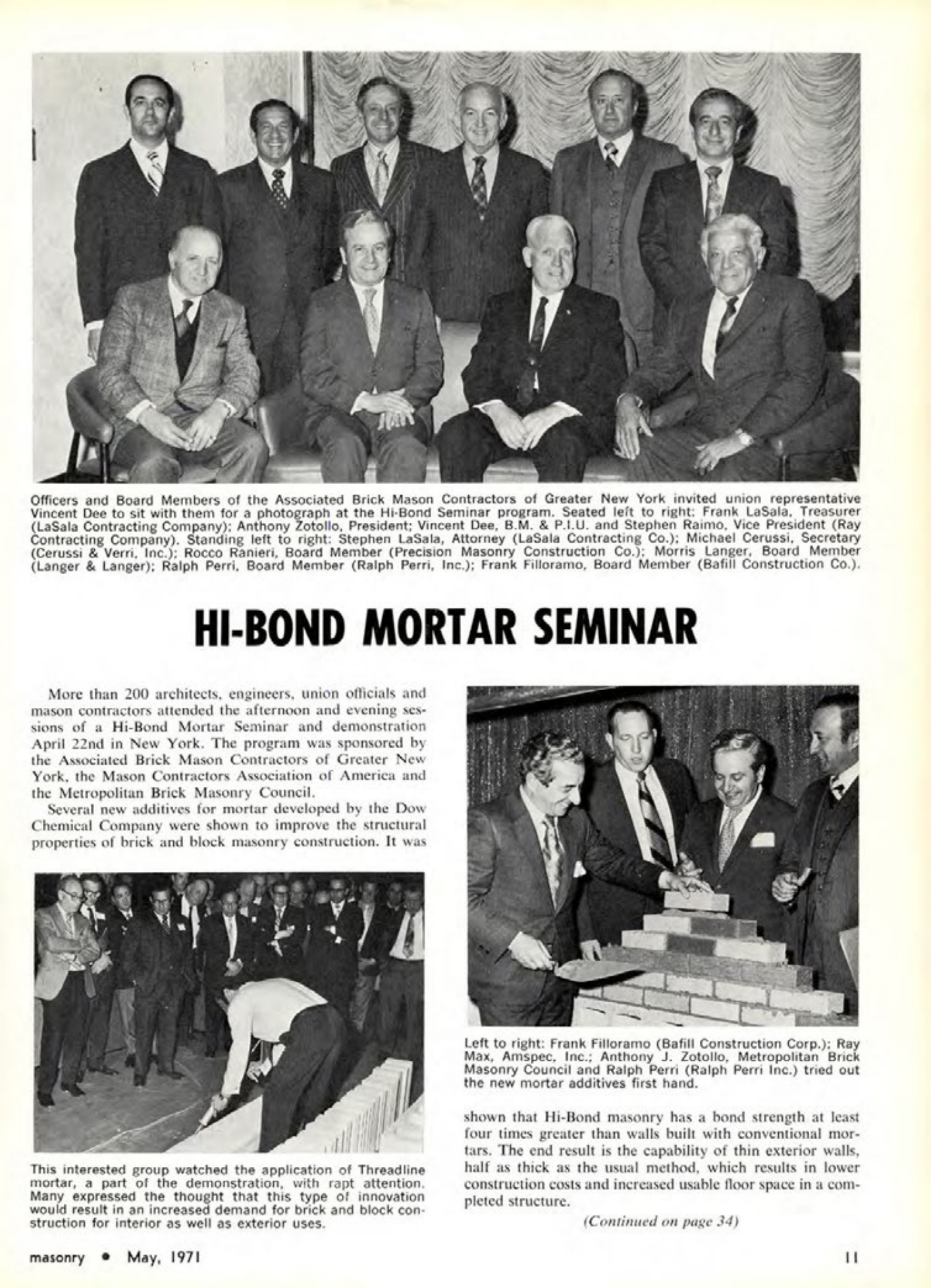 Masonry Magazine May 1971 Page. 11