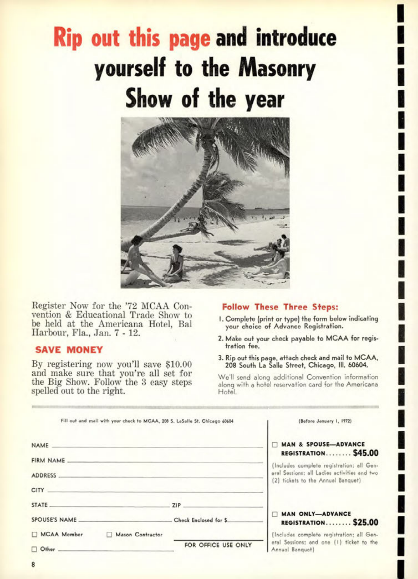 Masonry Magazine October 1971 Page. 8