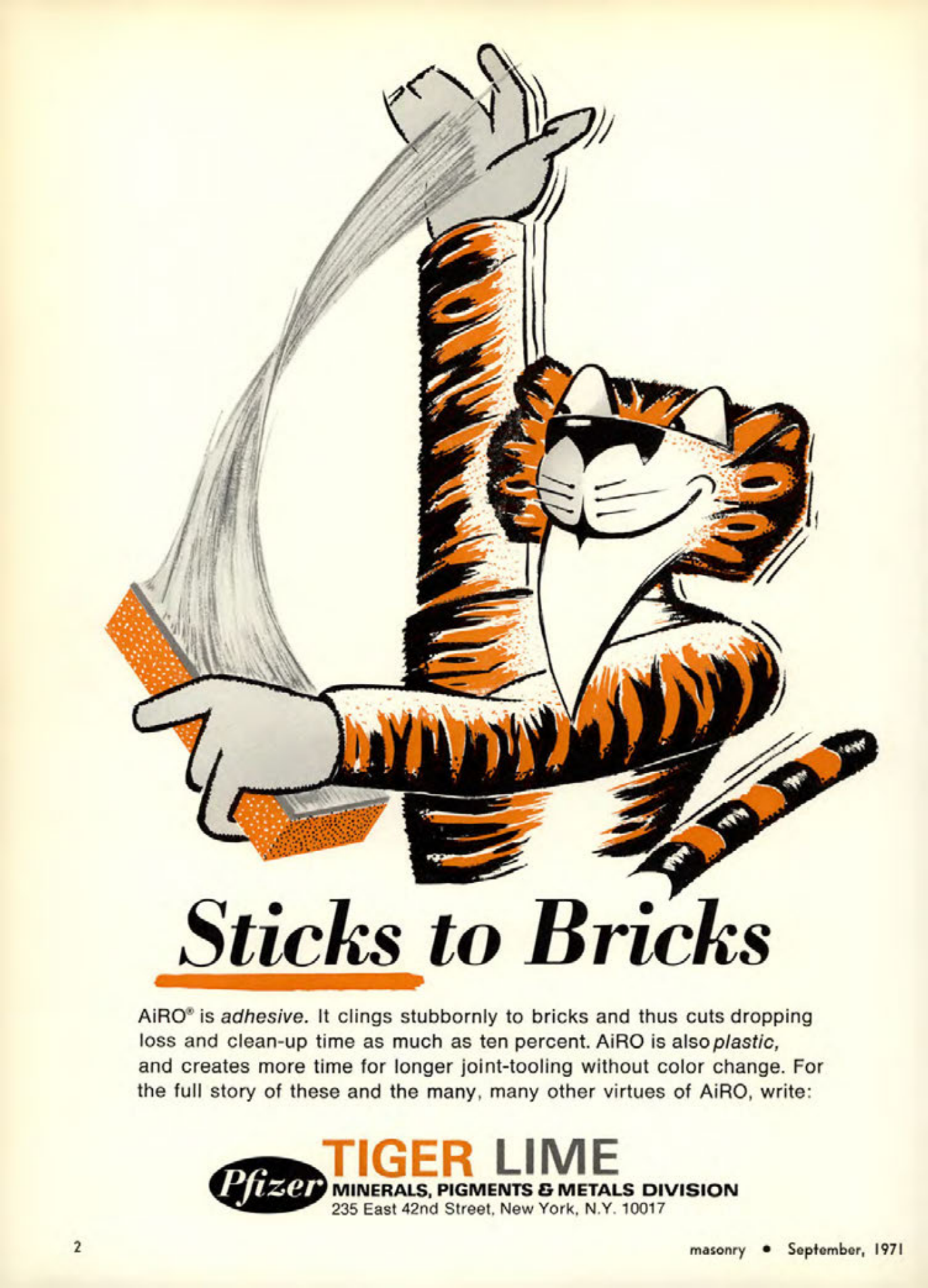 Masonry Magazine September 1971 Page. 2