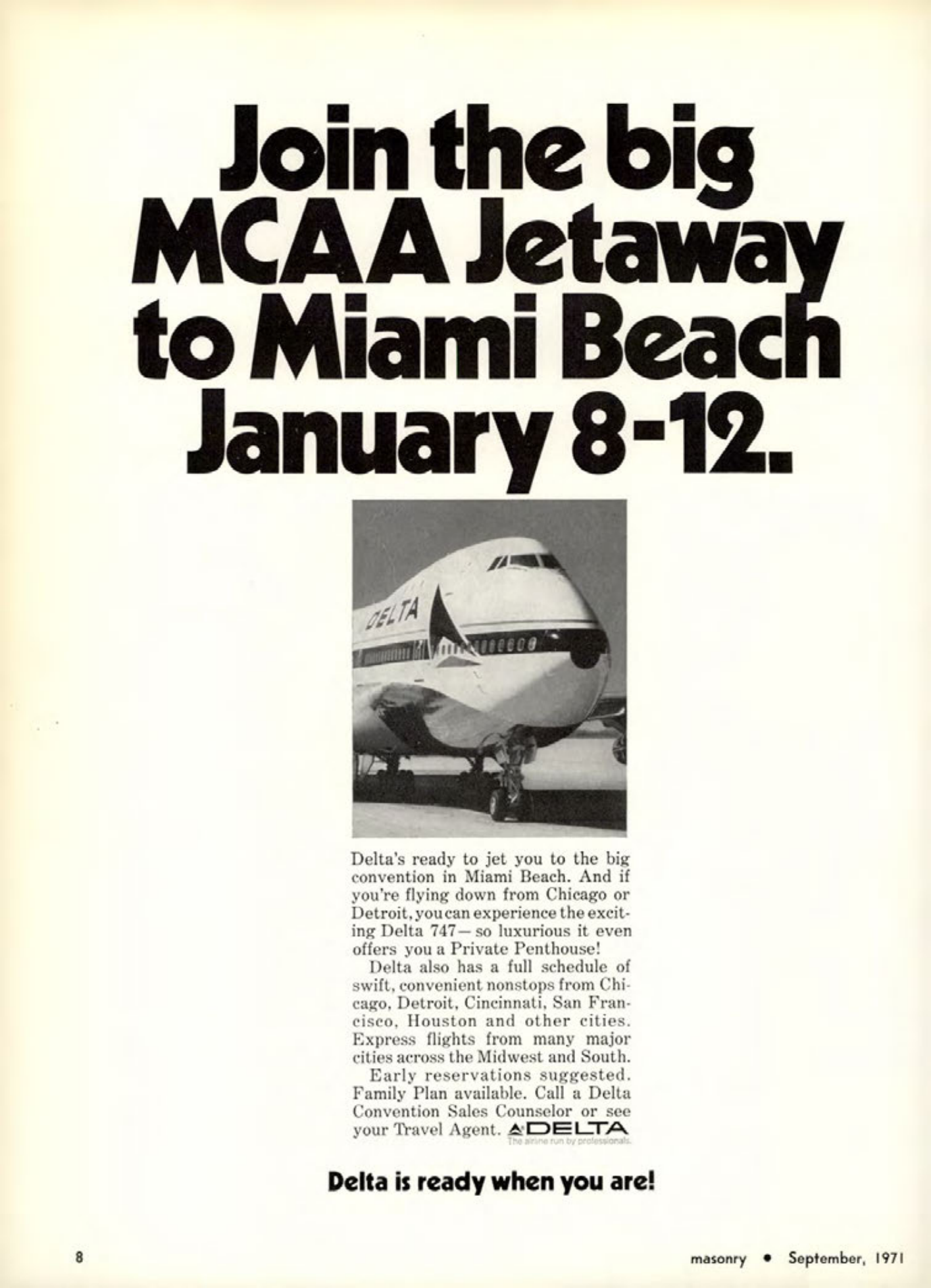 Masonry Magazine September 1971 Page. 8