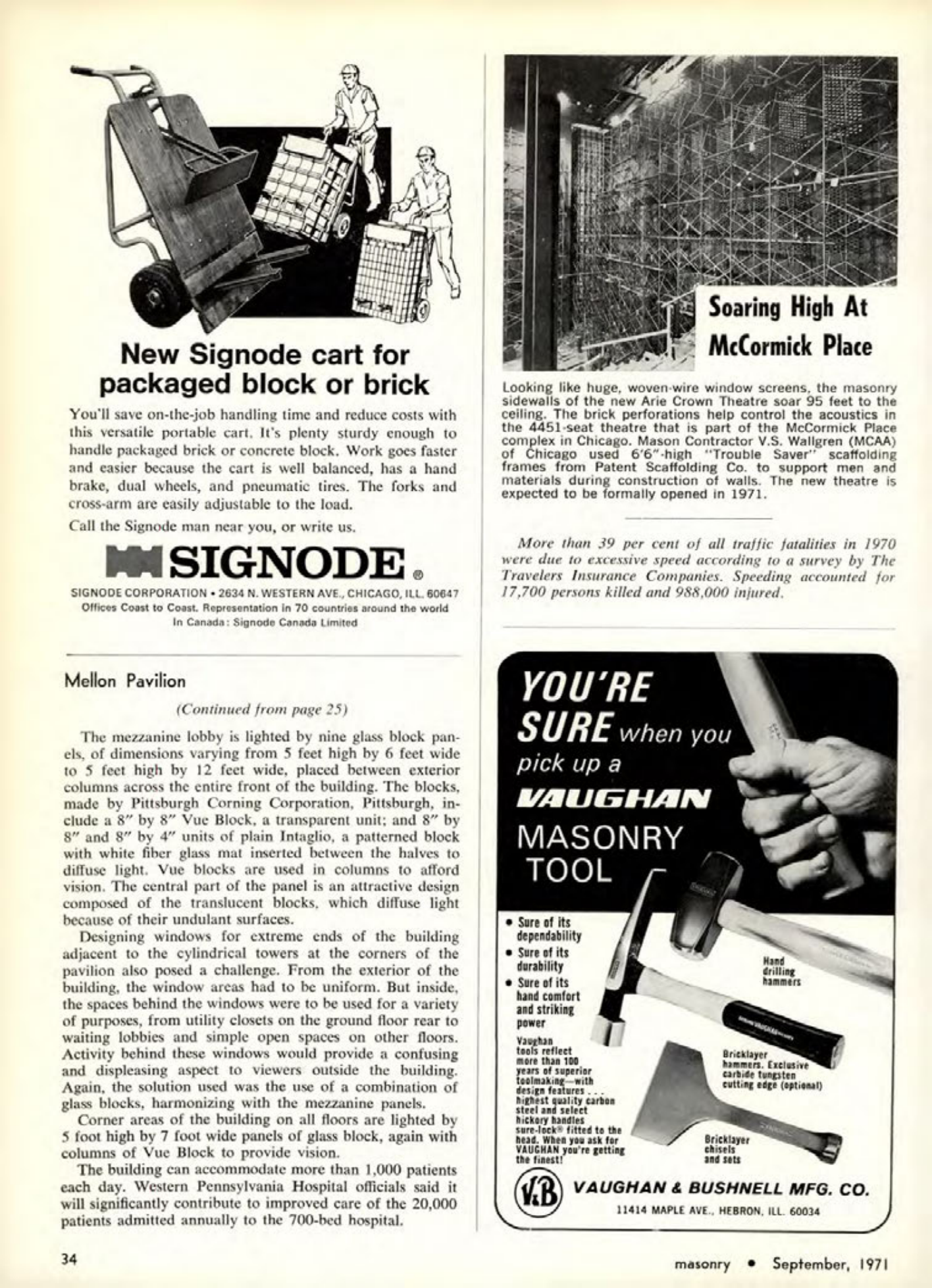 Masonry Magazine September 1971 Page. 30