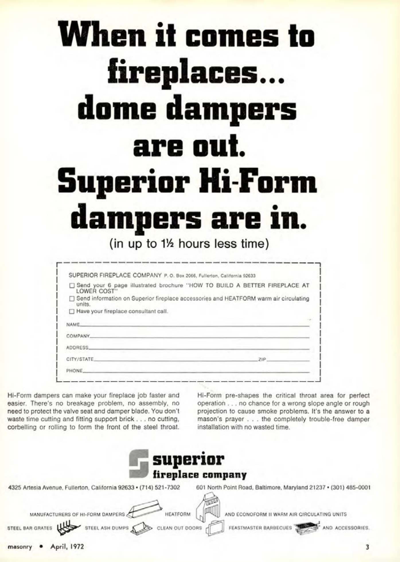 Masonry Magazine April 1972 Page. 3