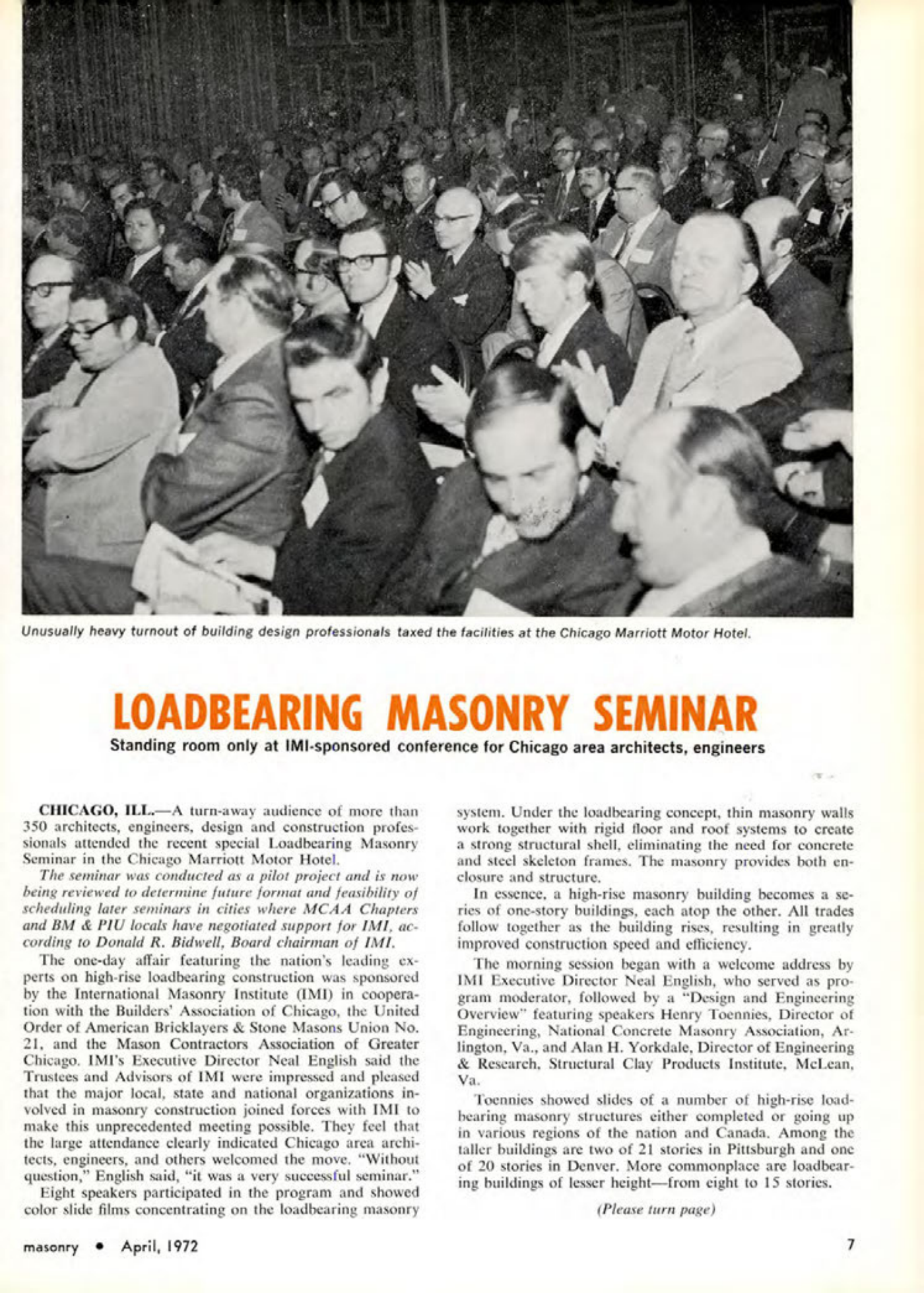 Masonry Magazine April 1972 Page. 7