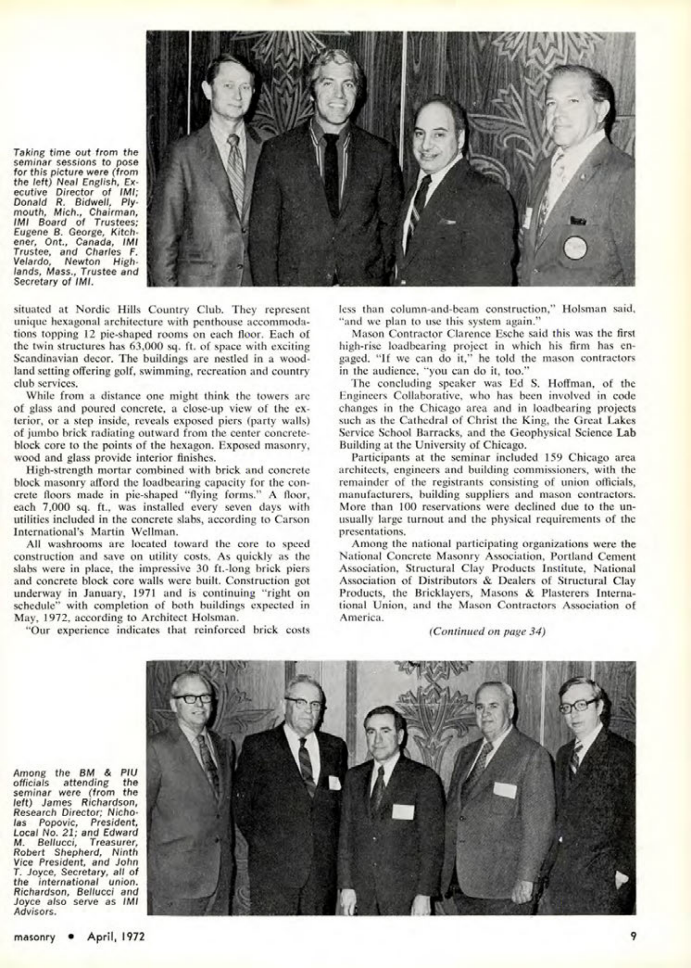 Masonry Magazine April 1972 Page. 9
