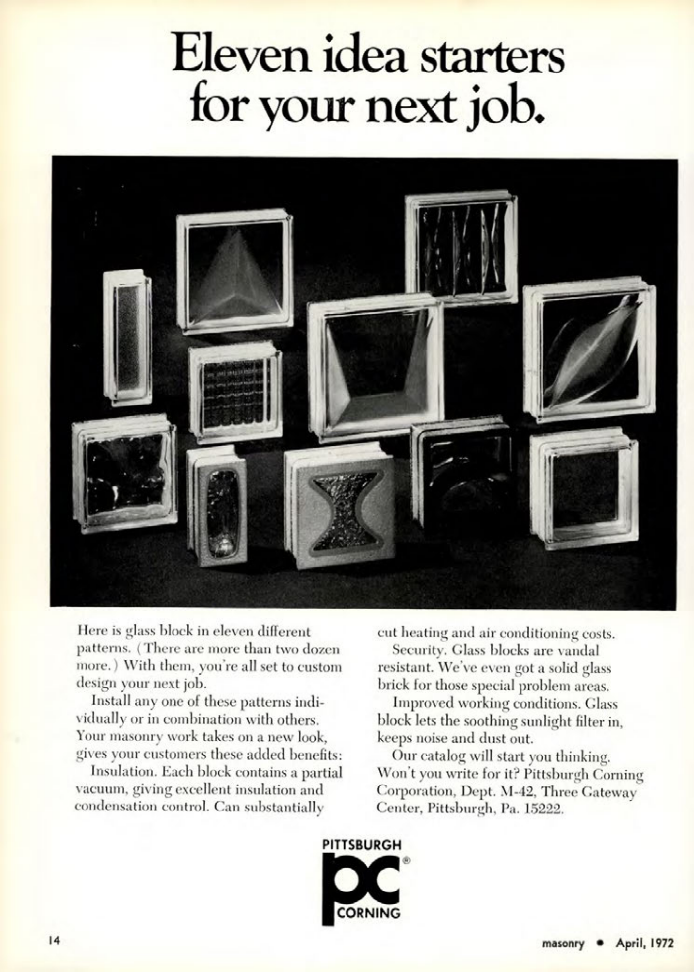 Masonry Magazine April 1972 Page. 14