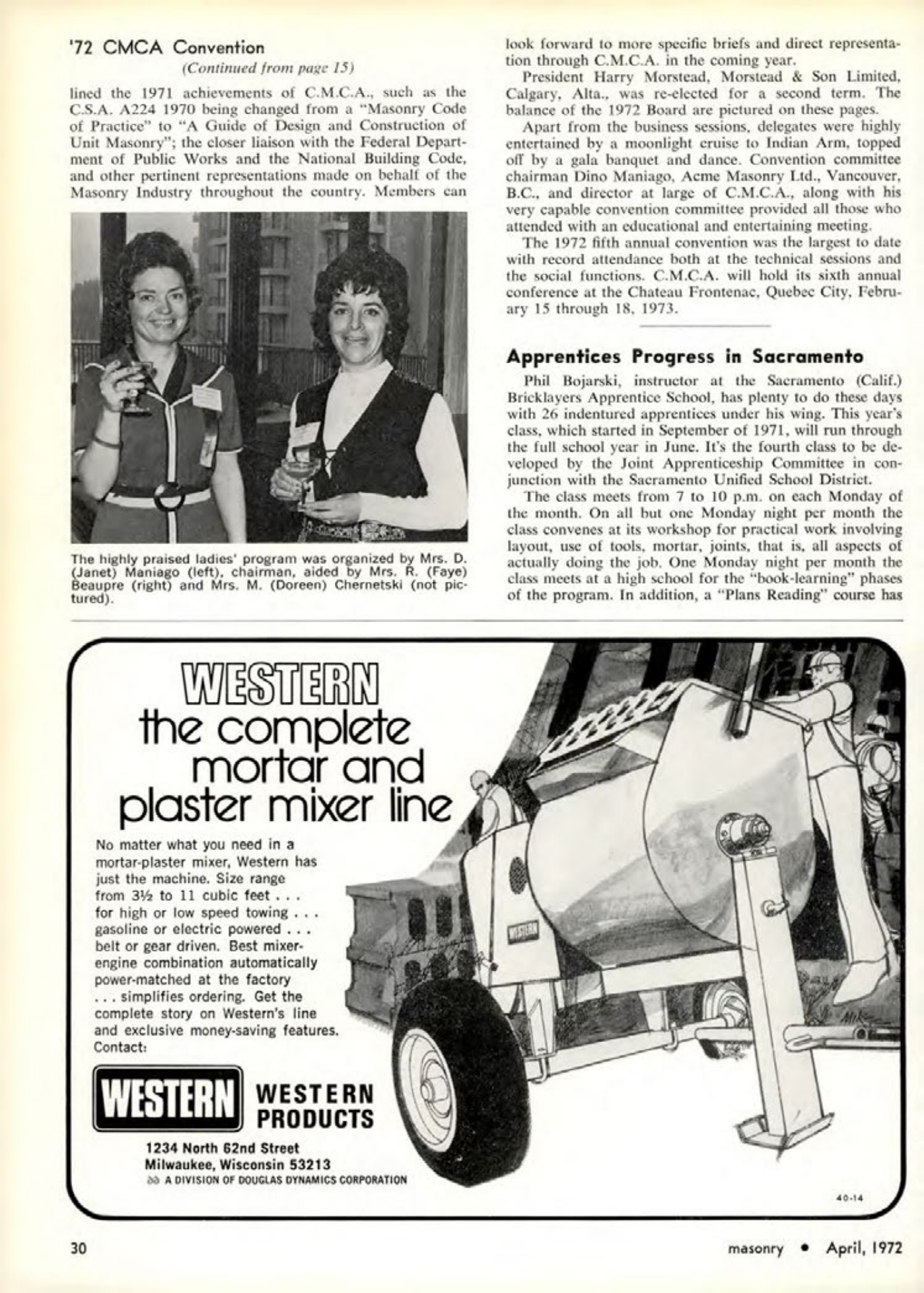 Masonry Magazine April 1972 Page. 30