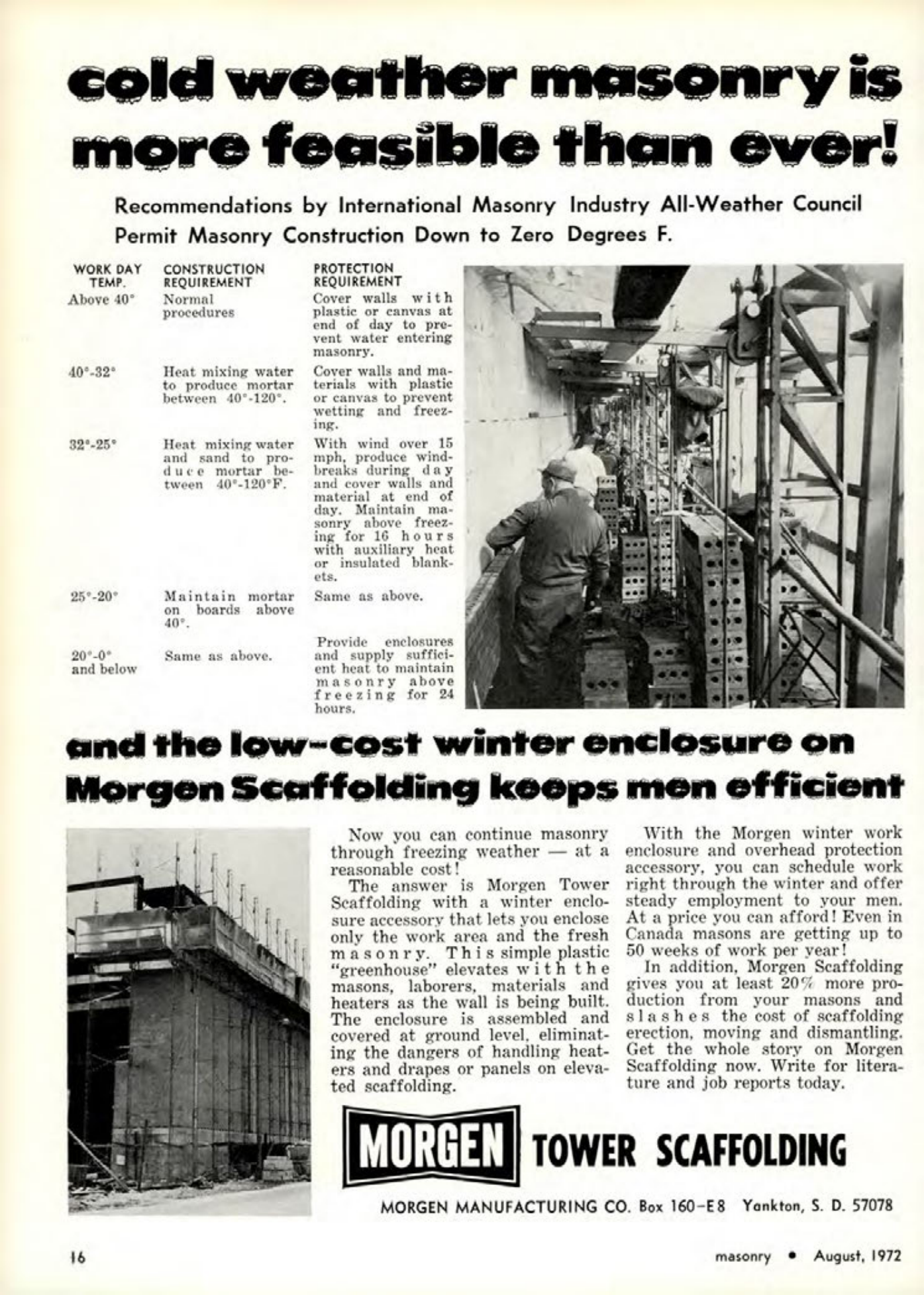 Masonry Magazine August 1972 Page. 16